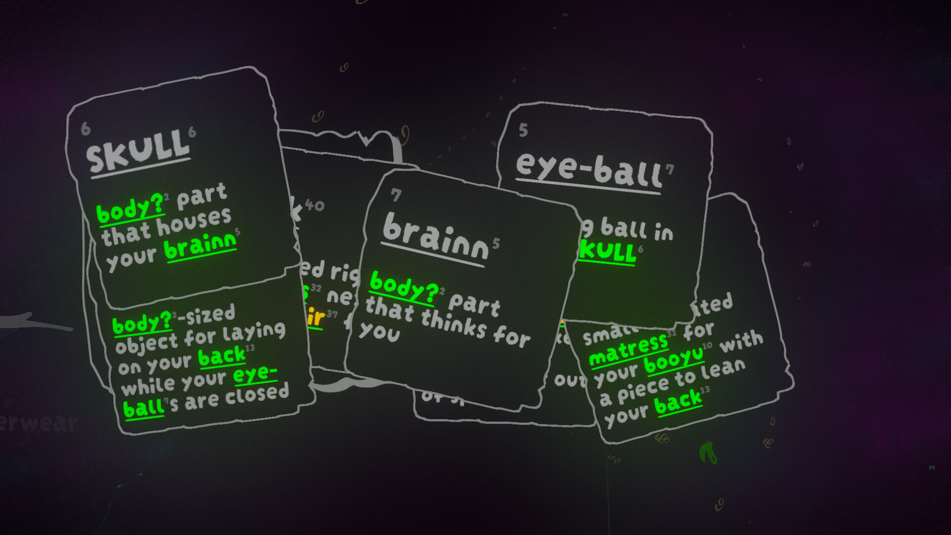 Nick¹s Recursive Videogame About Deciphering Word PuzzleS to Discover Your Identity and Redefine the Universe!