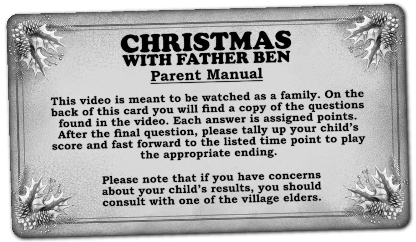 Christmas with Father Ben