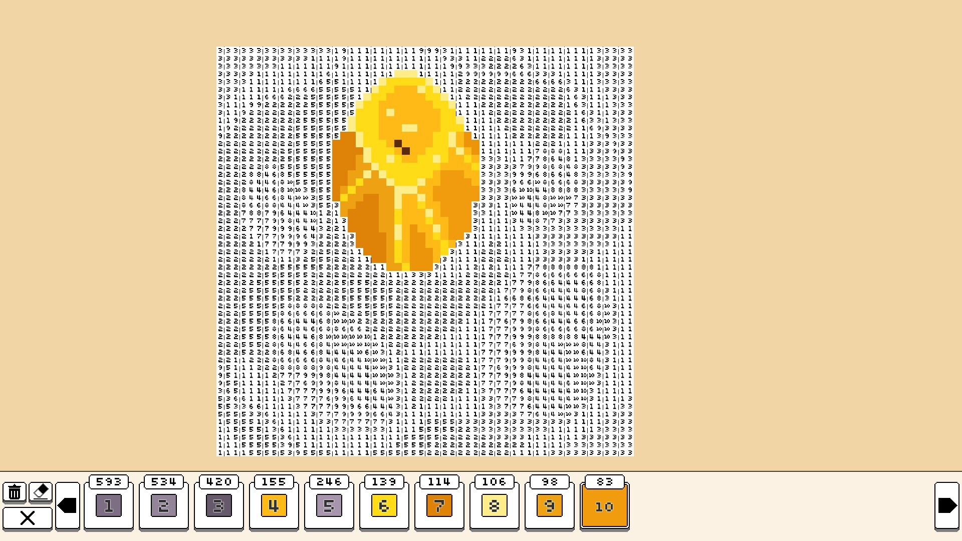 Coloring Pixels: Zoom Out