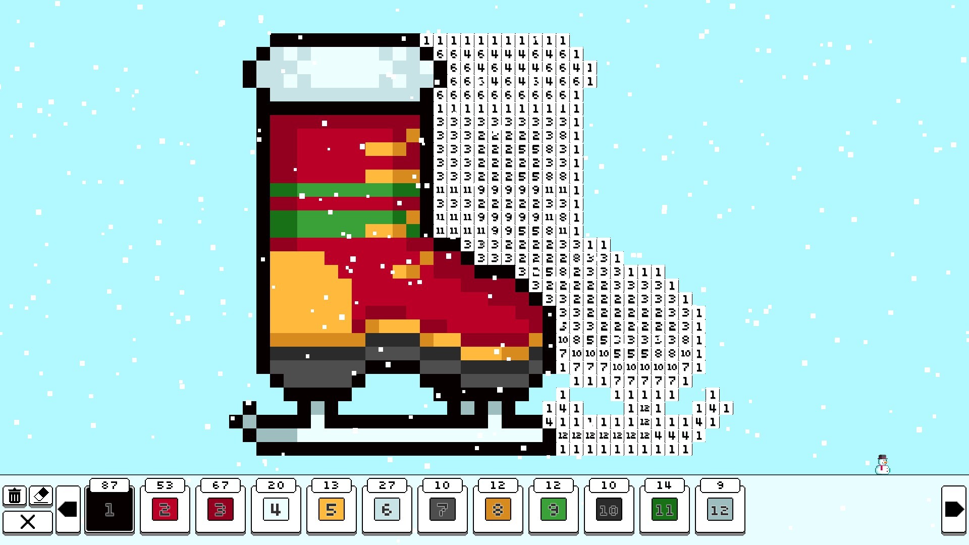 Coloring Pixels: Advent 7