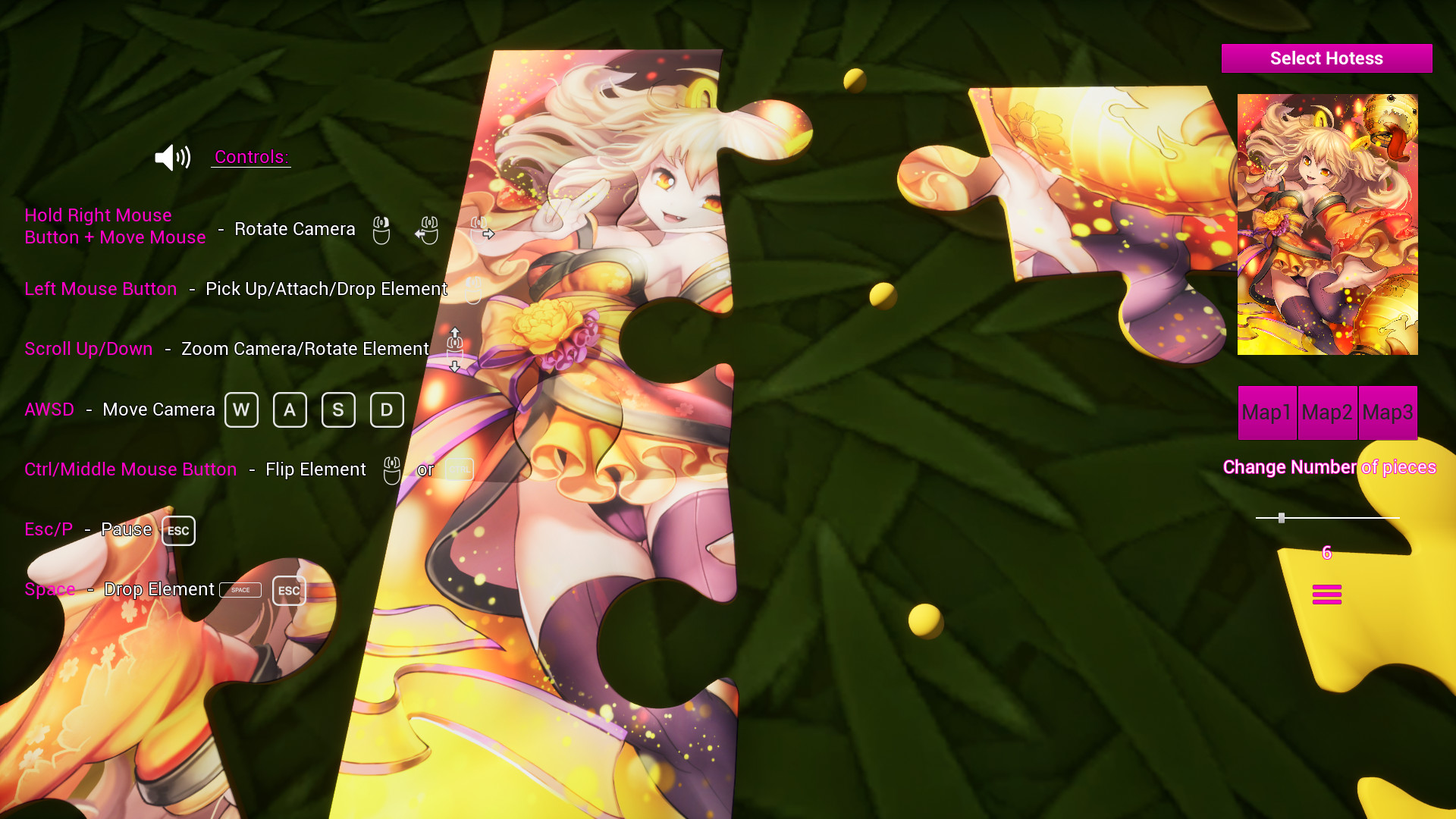 Anime Fantasy Jigsaw Puzzle 3D