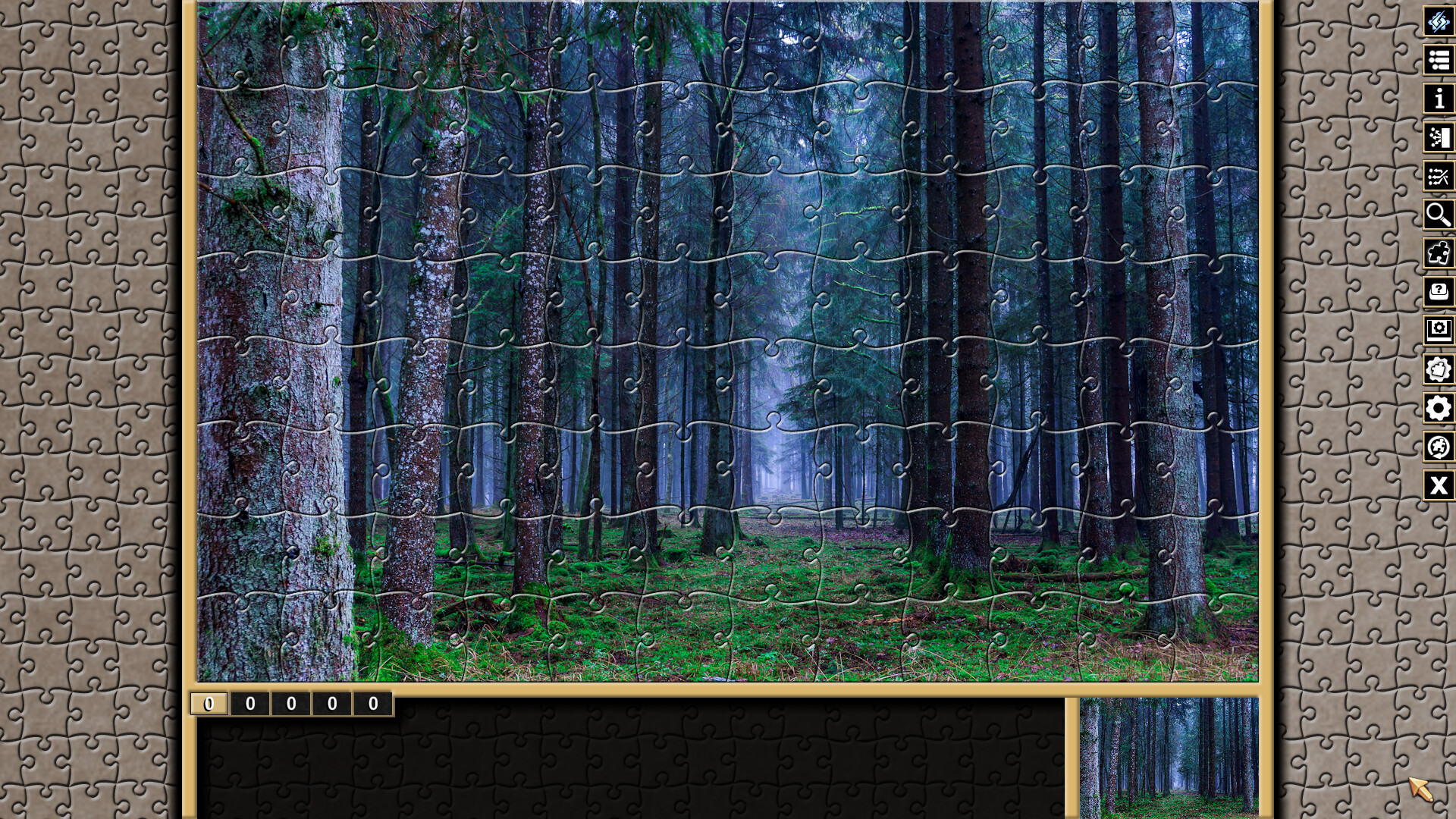 Pixel Puzzles Traditional Jigsaws: Forests