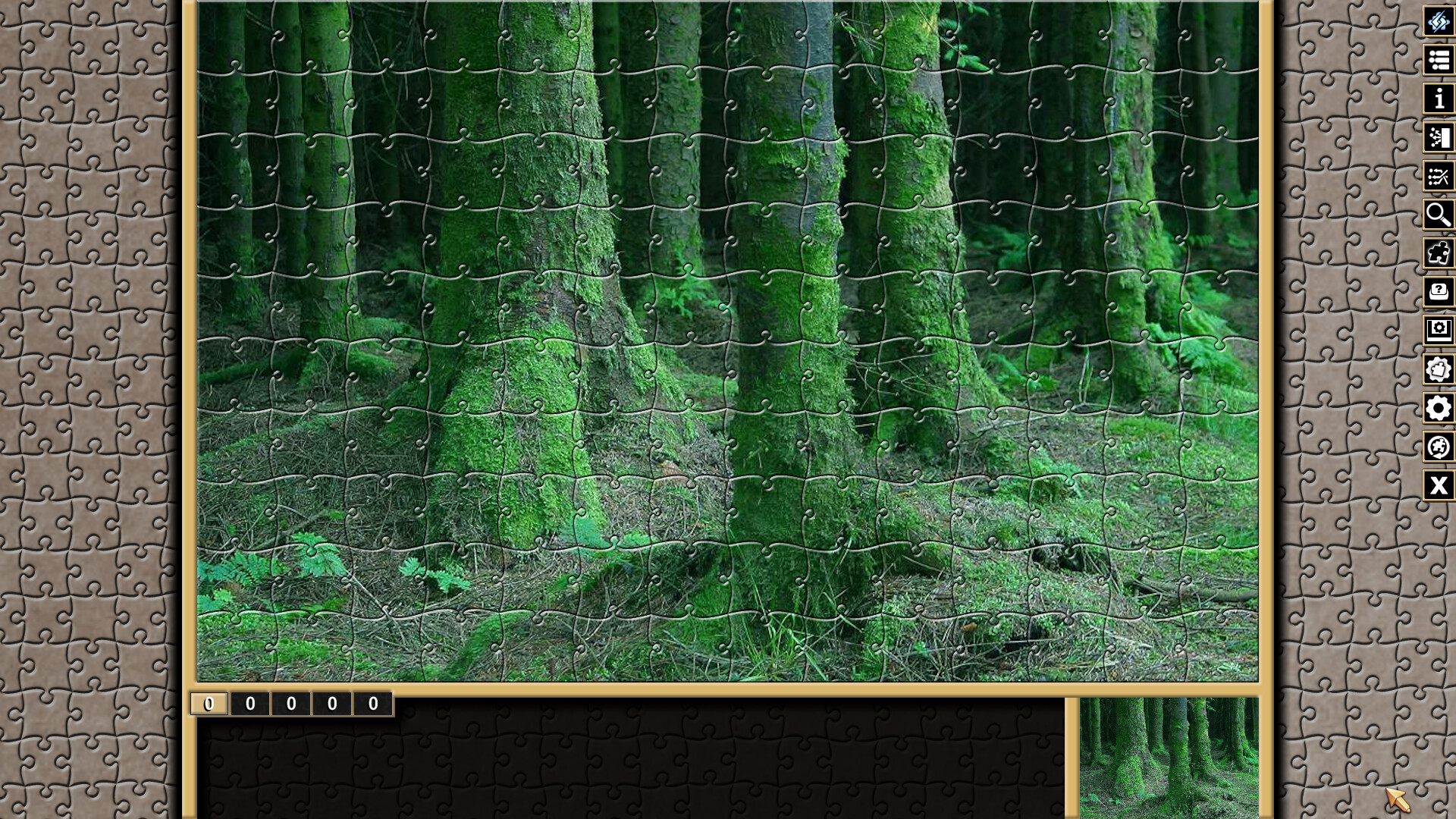 Pixel Puzzles Traditional Jigsaws: Forests