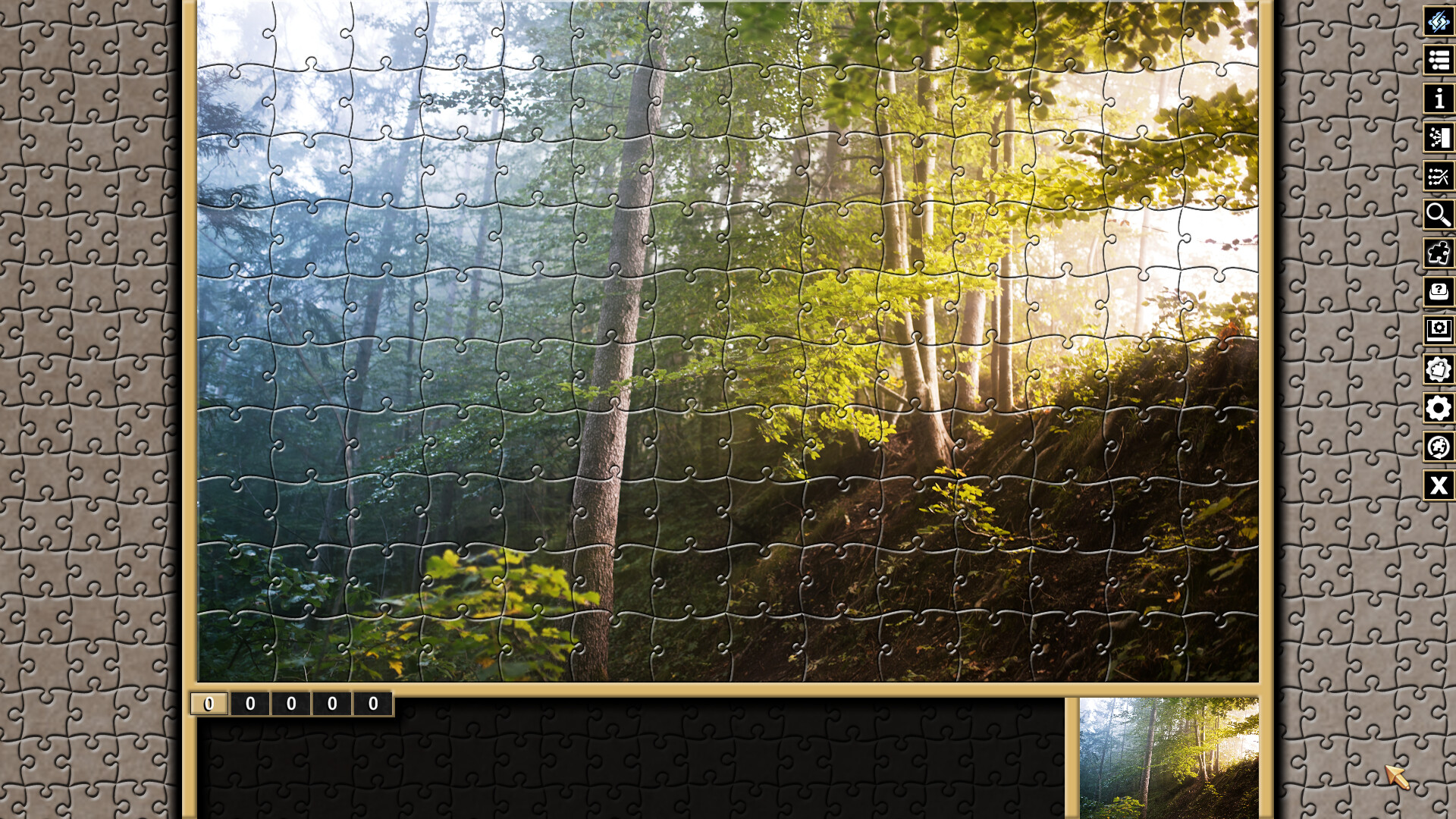 Pixel Puzzles Traditional Jigsaws: Forests