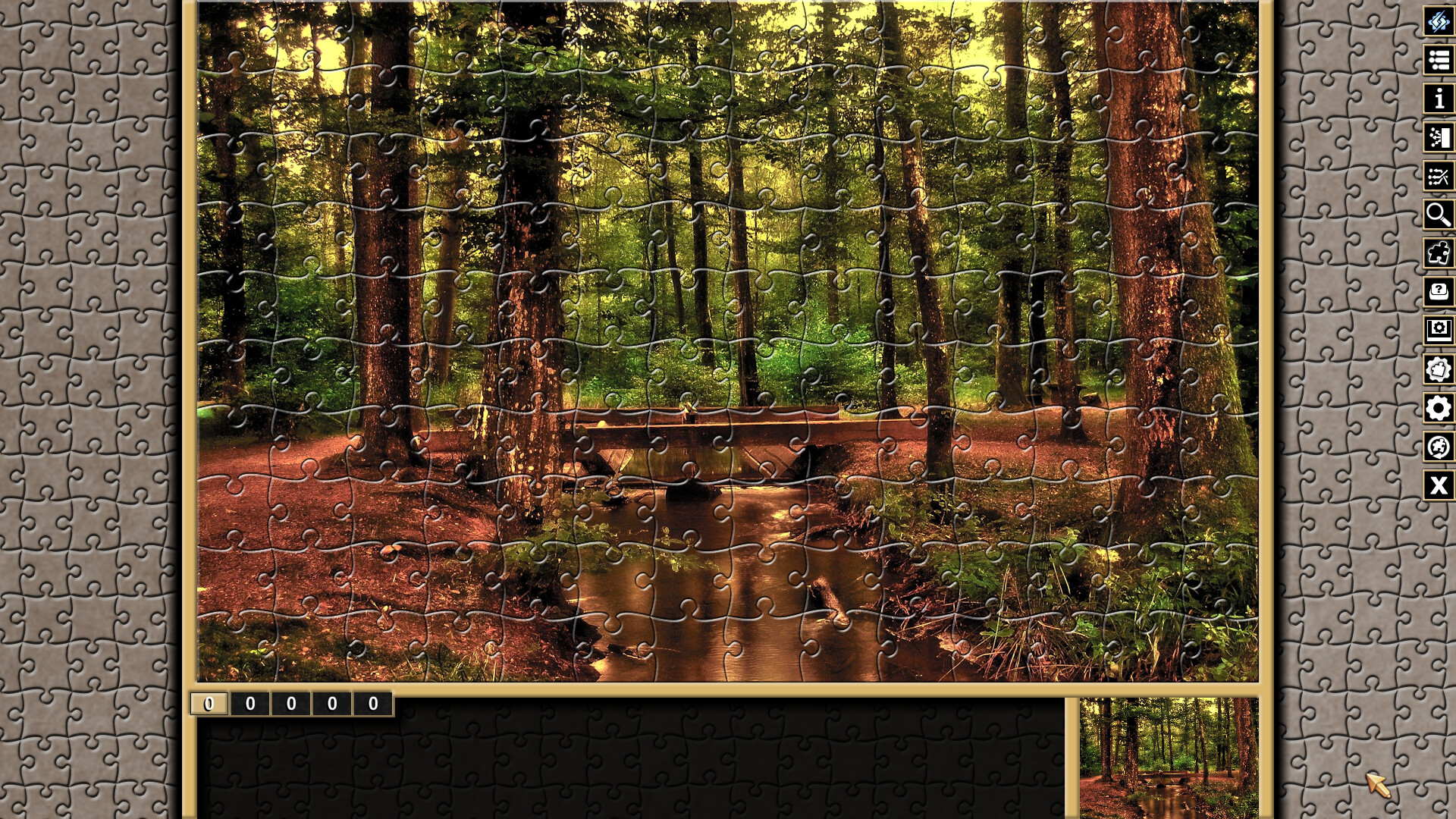 Pixel Puzzles Traditional Jigsaws: Forests