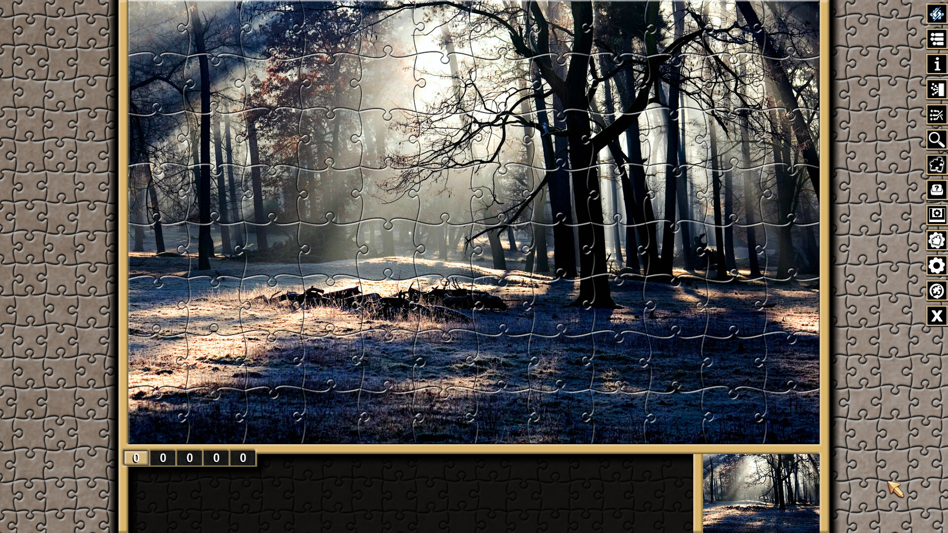 Pixel Puzzles Traditional Jigsaws: Forests