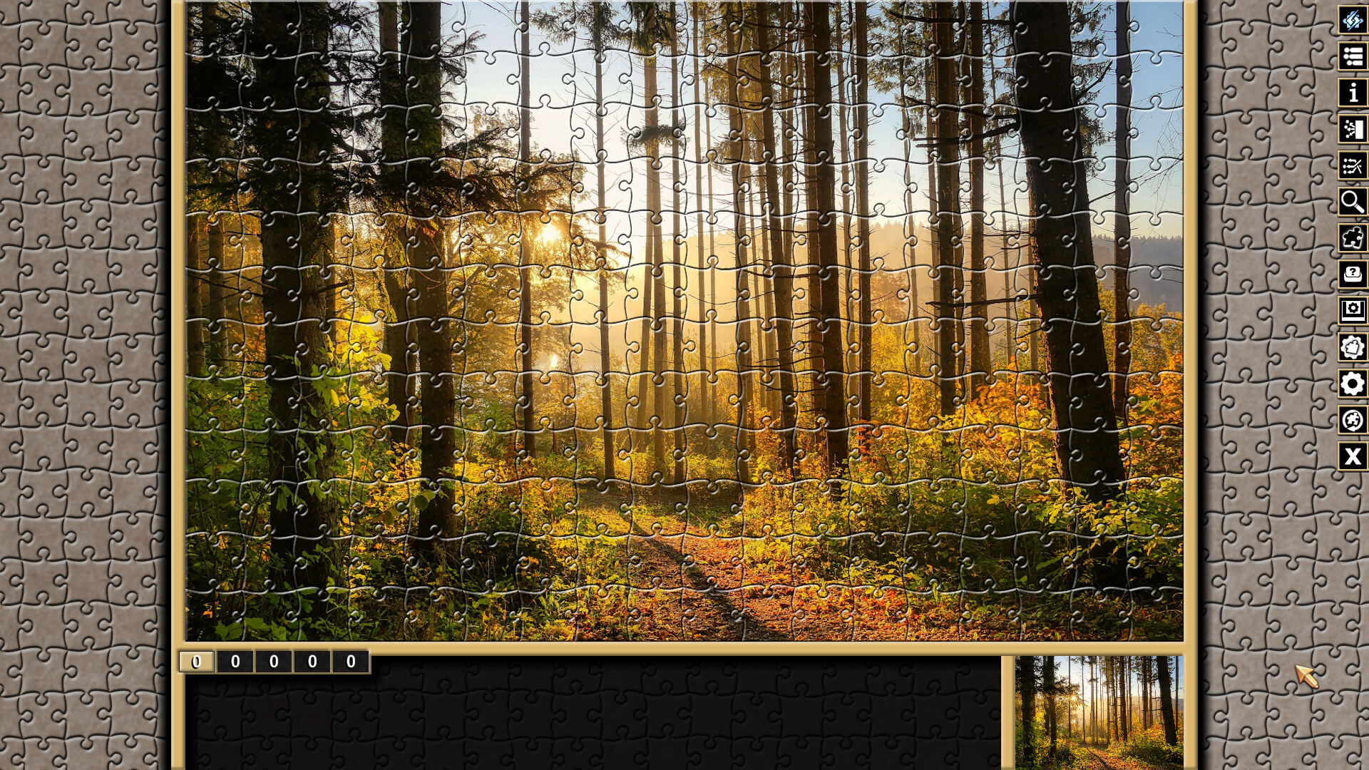 Pixel Puzzles Traditional Jigsaws: Forests
