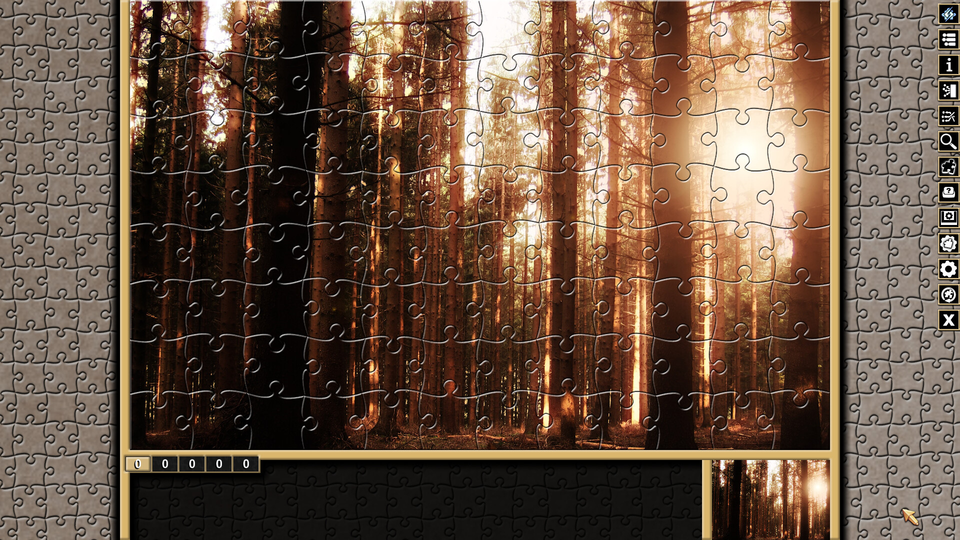 Pixel Puzzles Traditional Jigsaws: Forests
