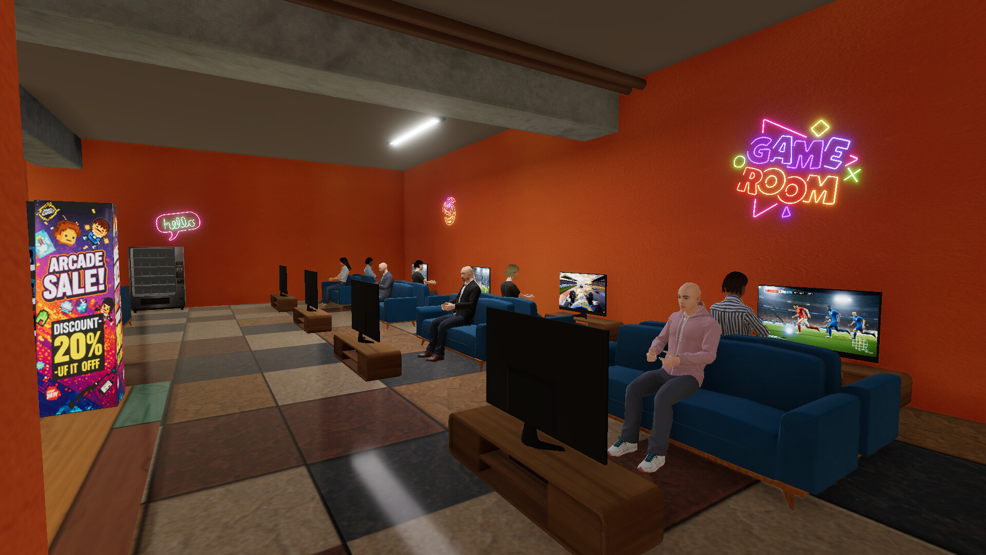 Retro Arcade Shop Simulator