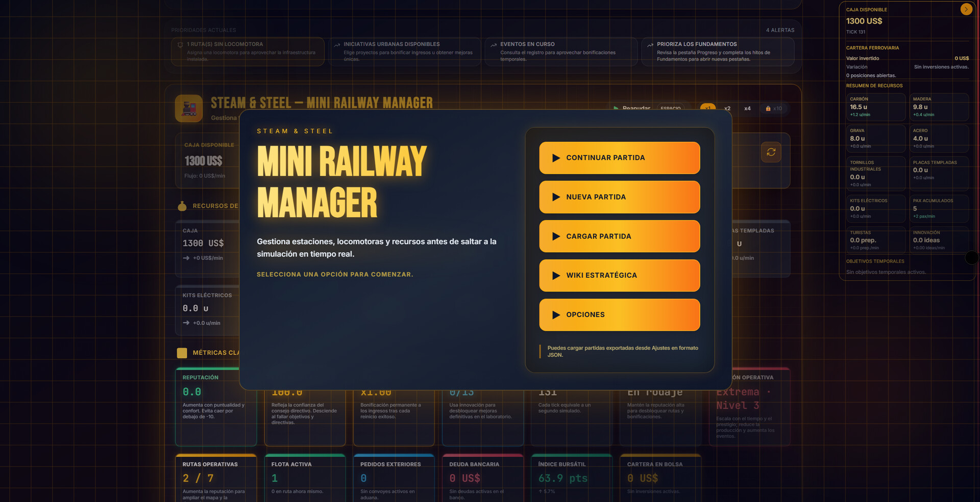 Steam &amp; Steel Railway Tycoon