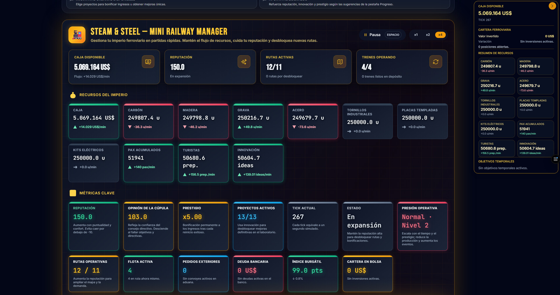 Steam &amp; Steel Railway Tycoon