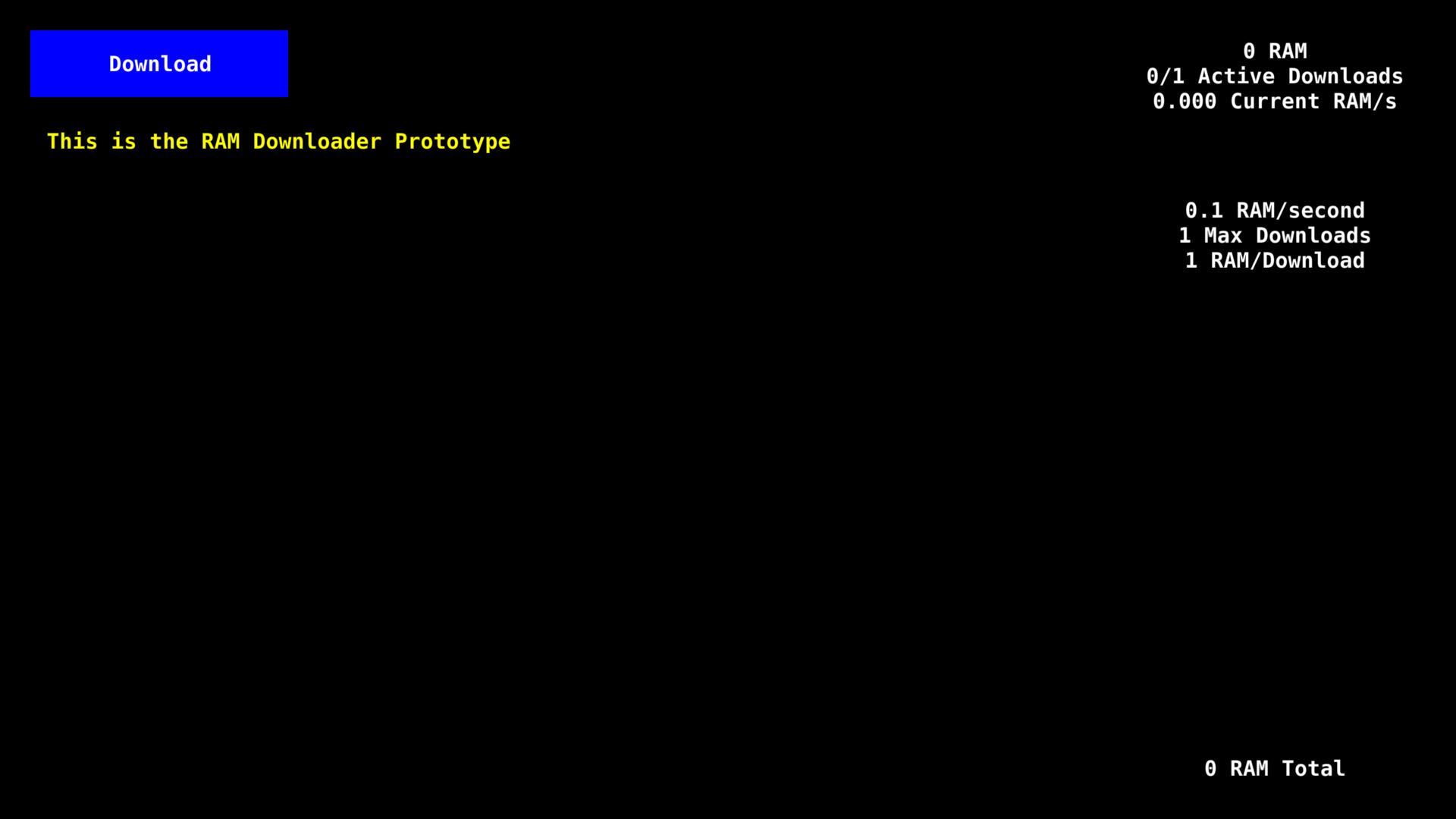 RAM Downloader