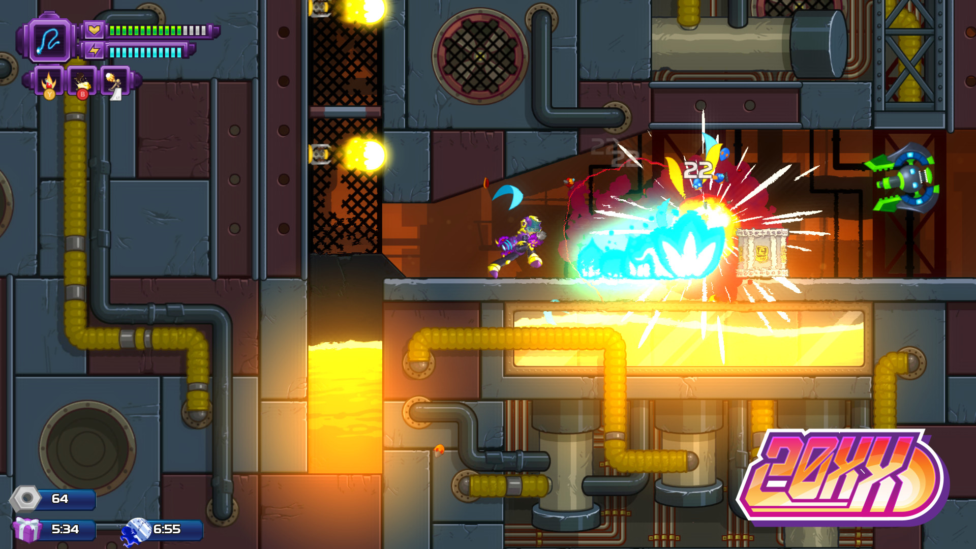 20XX: Hawk Character