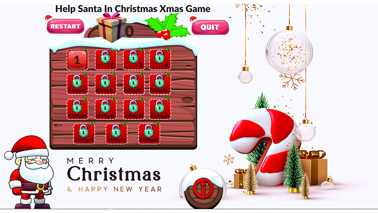 Help Santa In Christmas Xmas Game