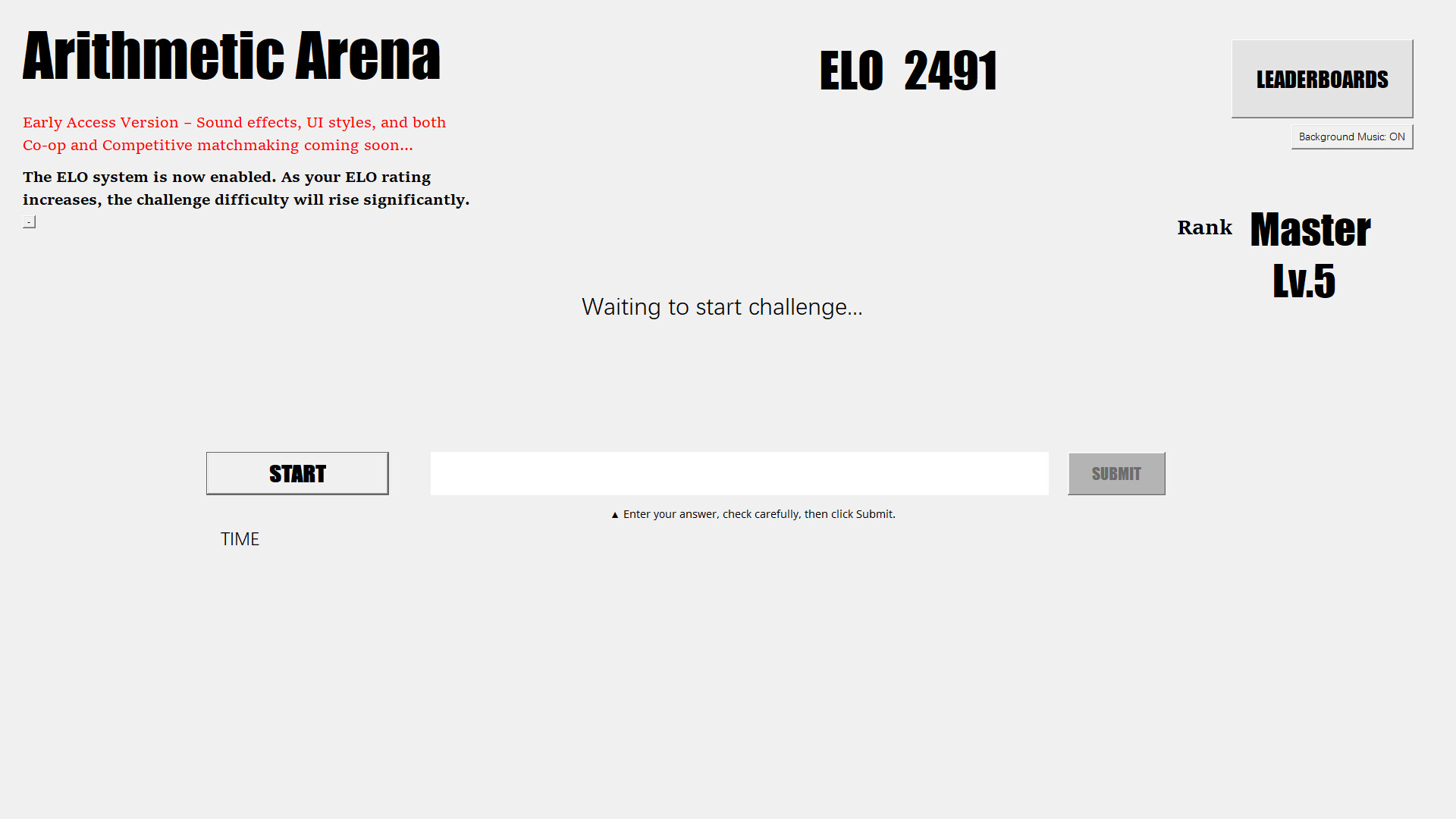 Arithmetic Arena