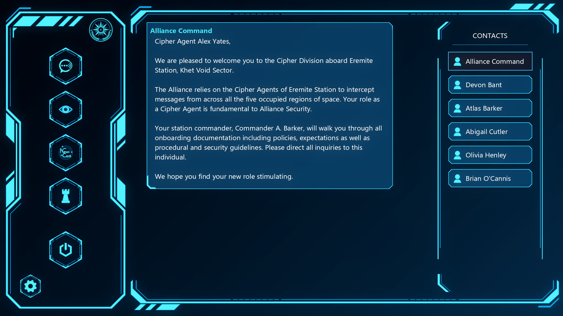 Orbital Abyss: Cipher Division