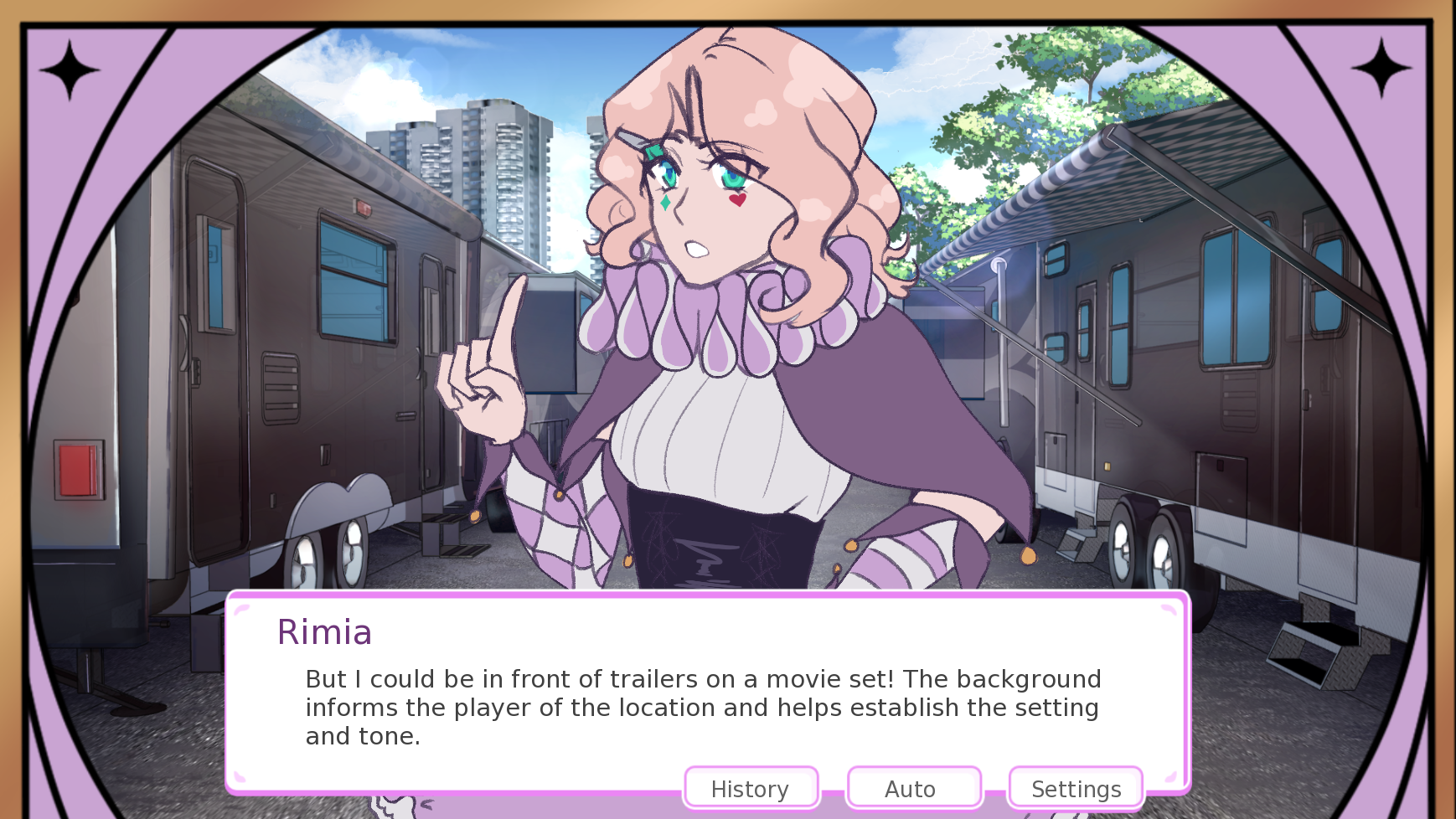 A Clown Girl Teaches You How To Make Visual Novels