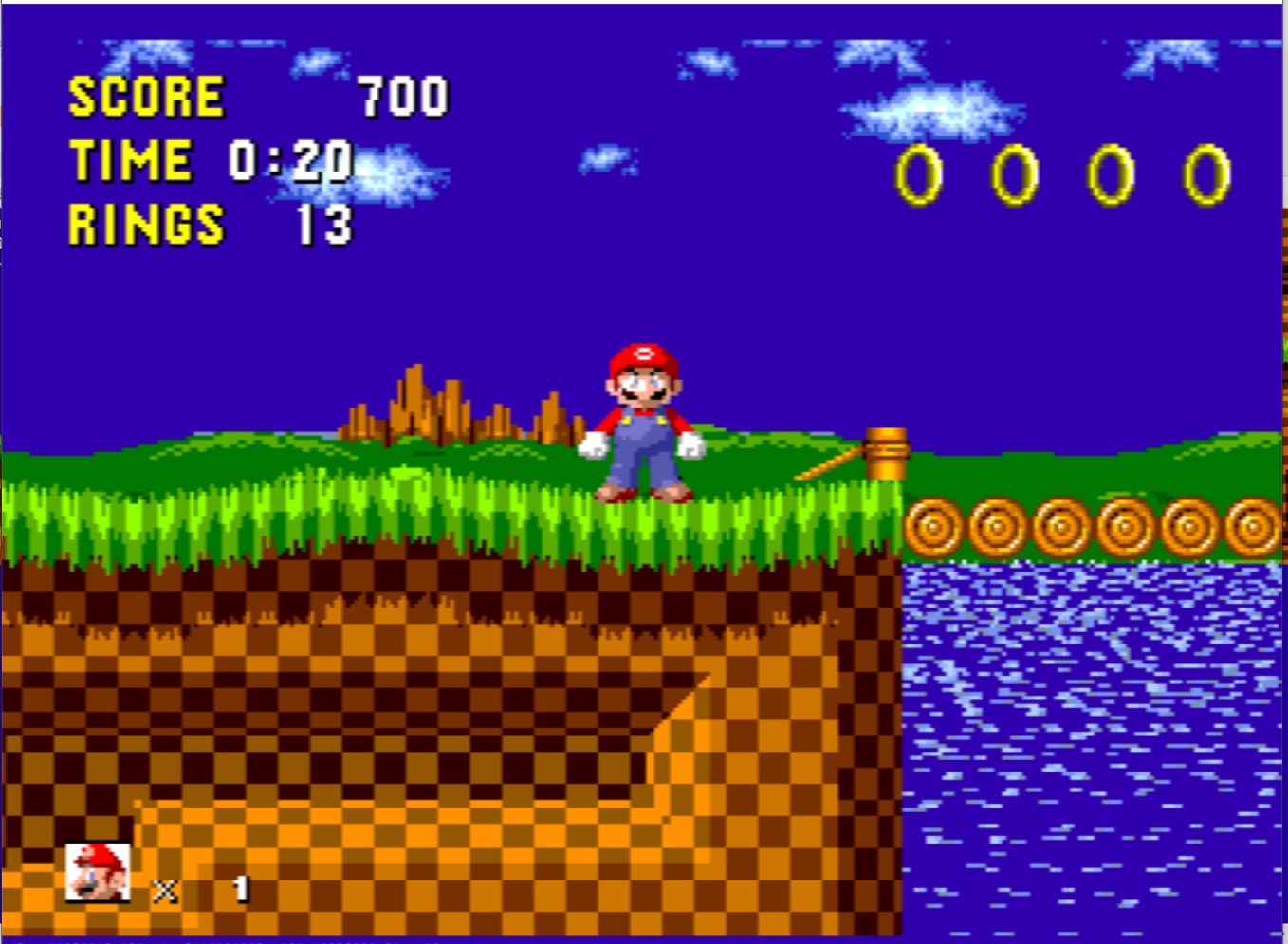 The Worst Sonic the Hedgehog Romhack (Featuring Mario)