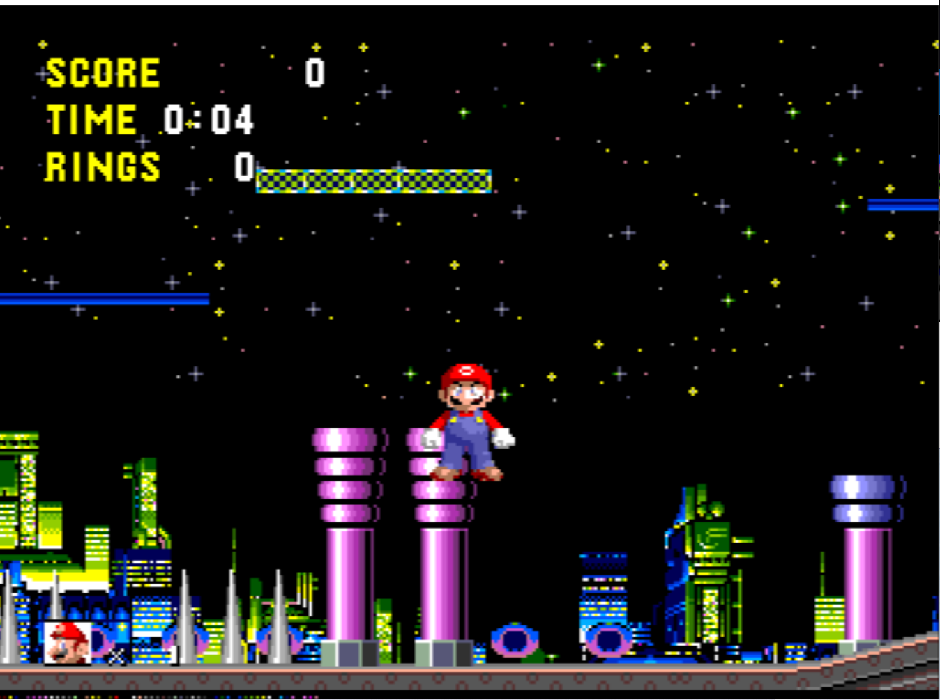 The Worst Sonic the Hedgehog Romhack (Featuring Mario)