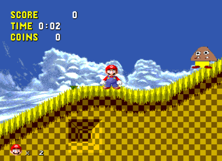 The Worst Sonic the Hedgehog Romhack (Featuring Mario) 2