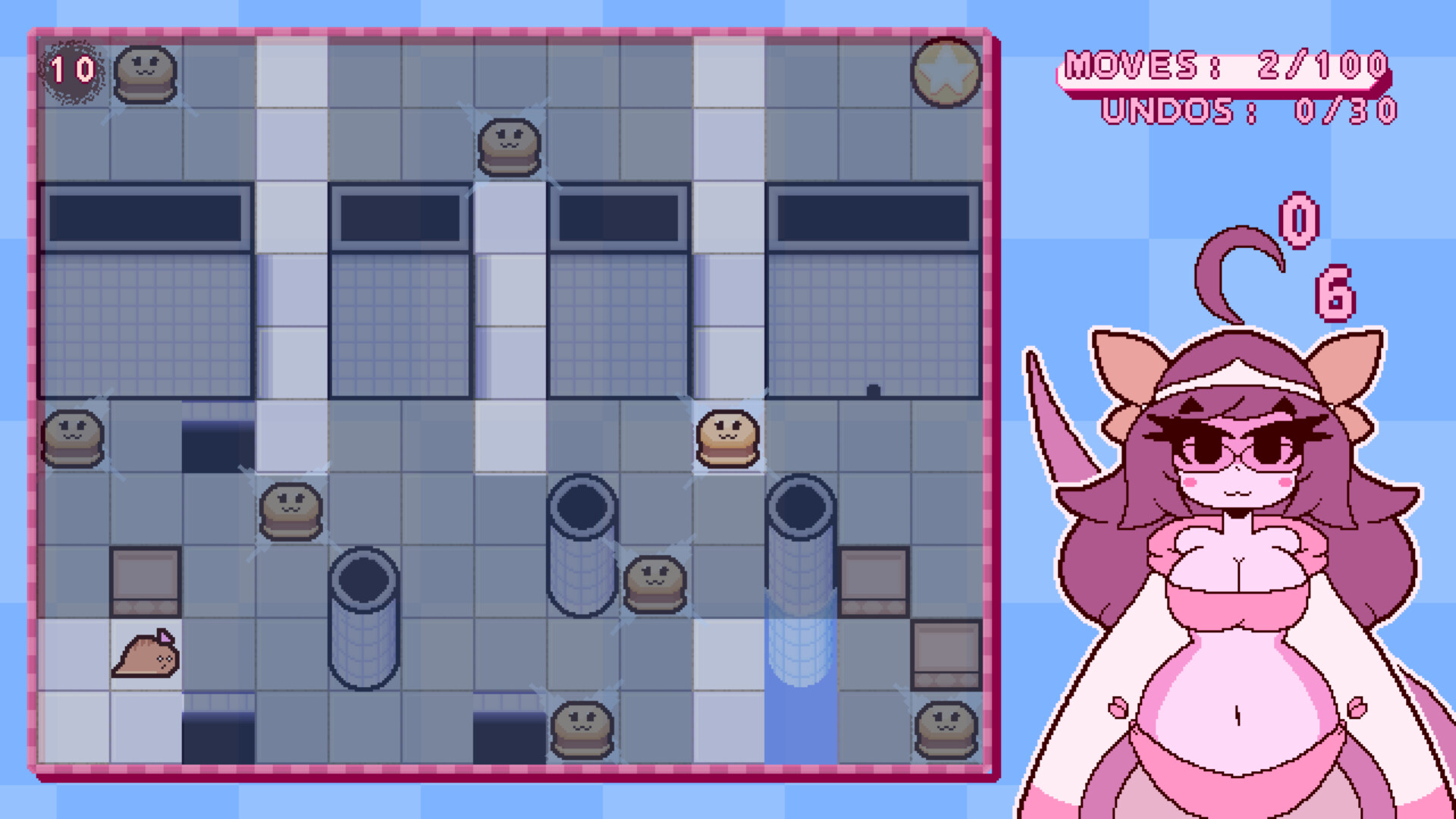 Giant Snake Girl Wants the Burger!