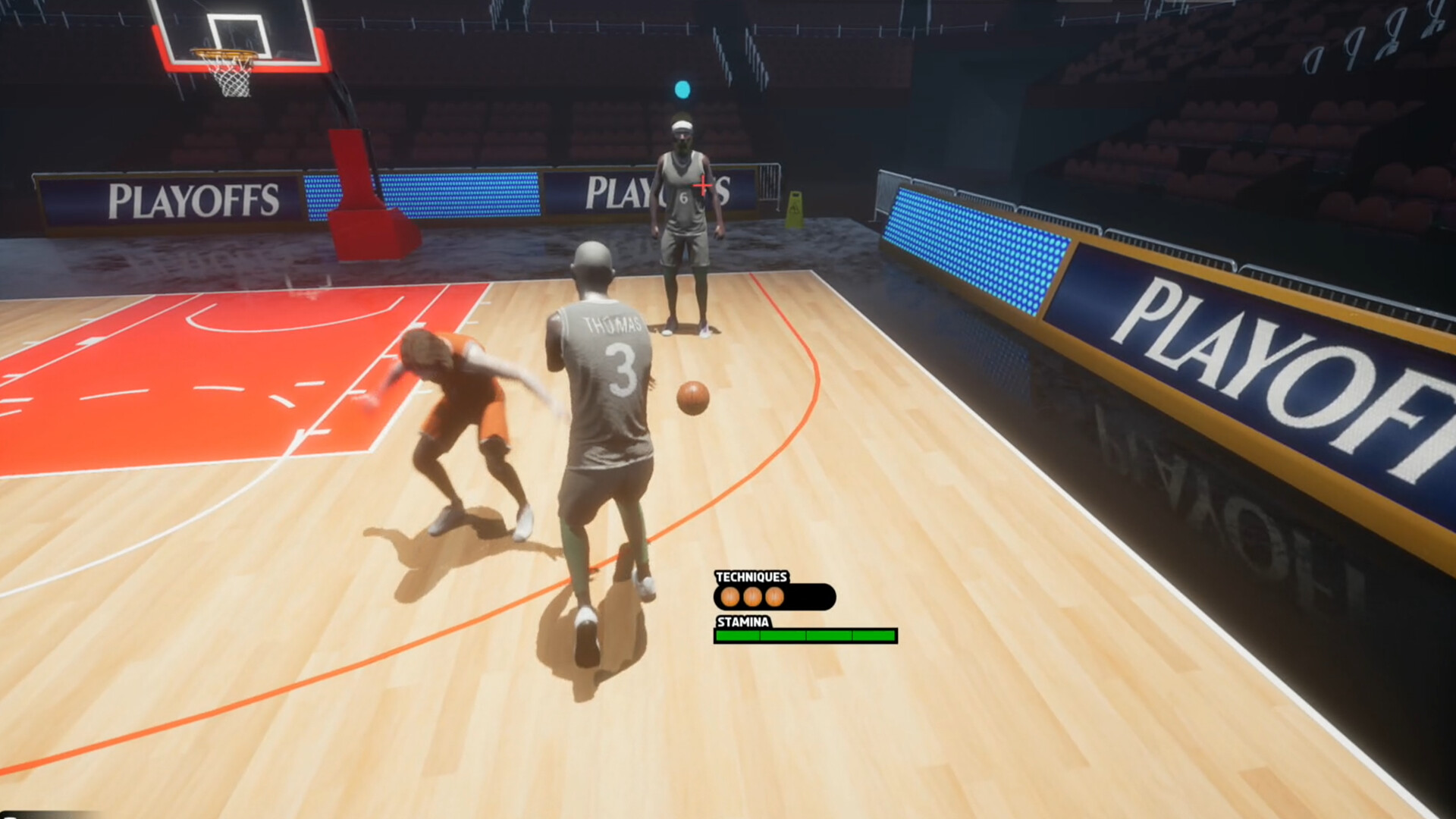 Third Person Basketball Court