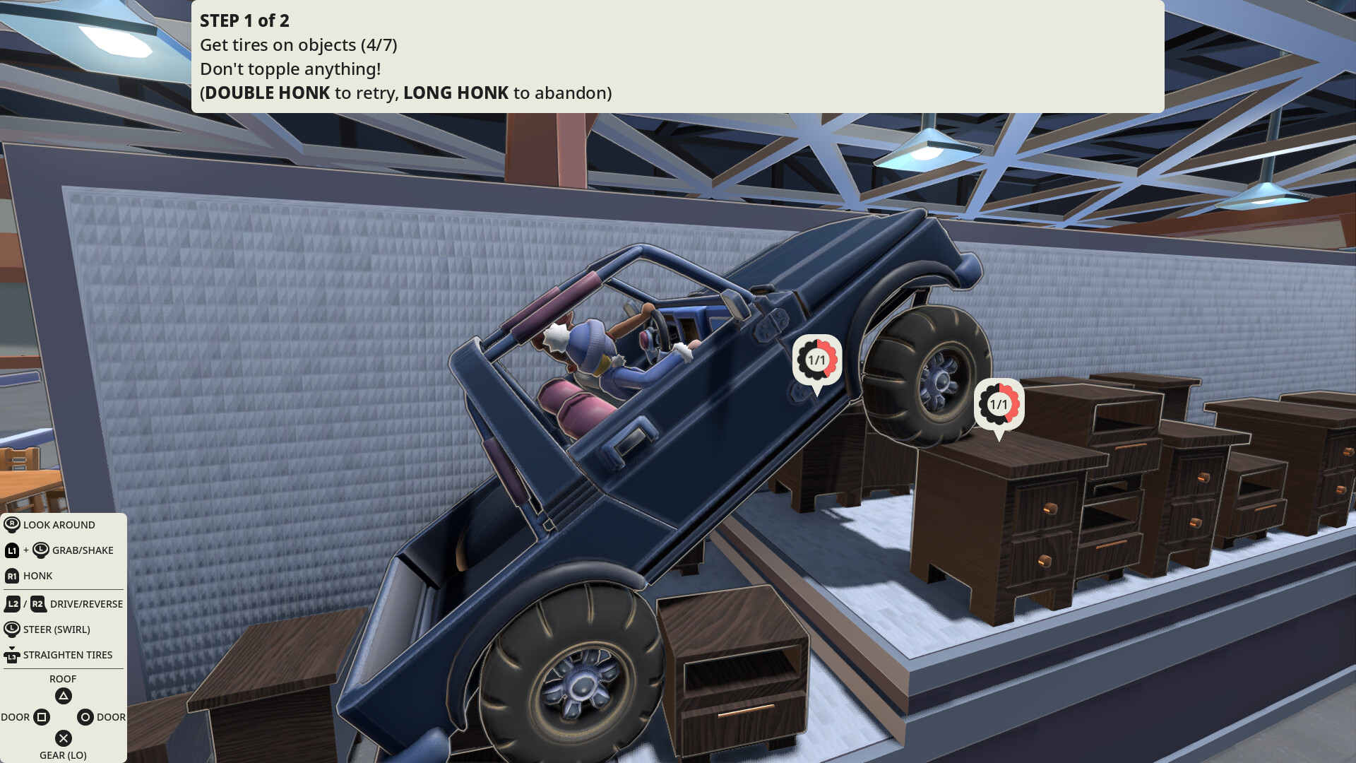 4×4 in a Furniture Store