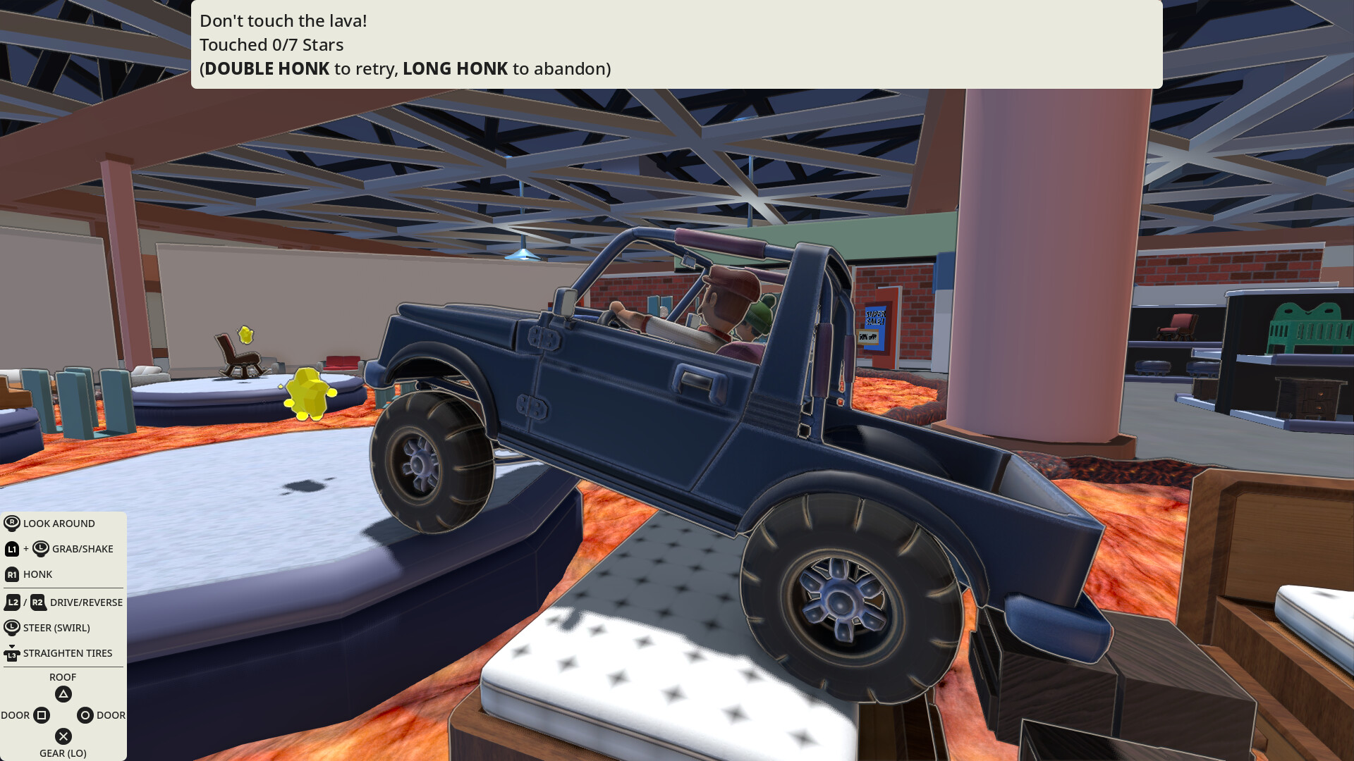 4×4 in a Furniture Store