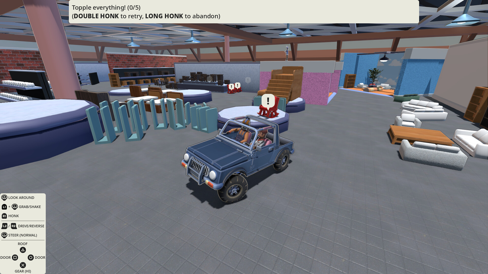 4×4 in a Furniture Store