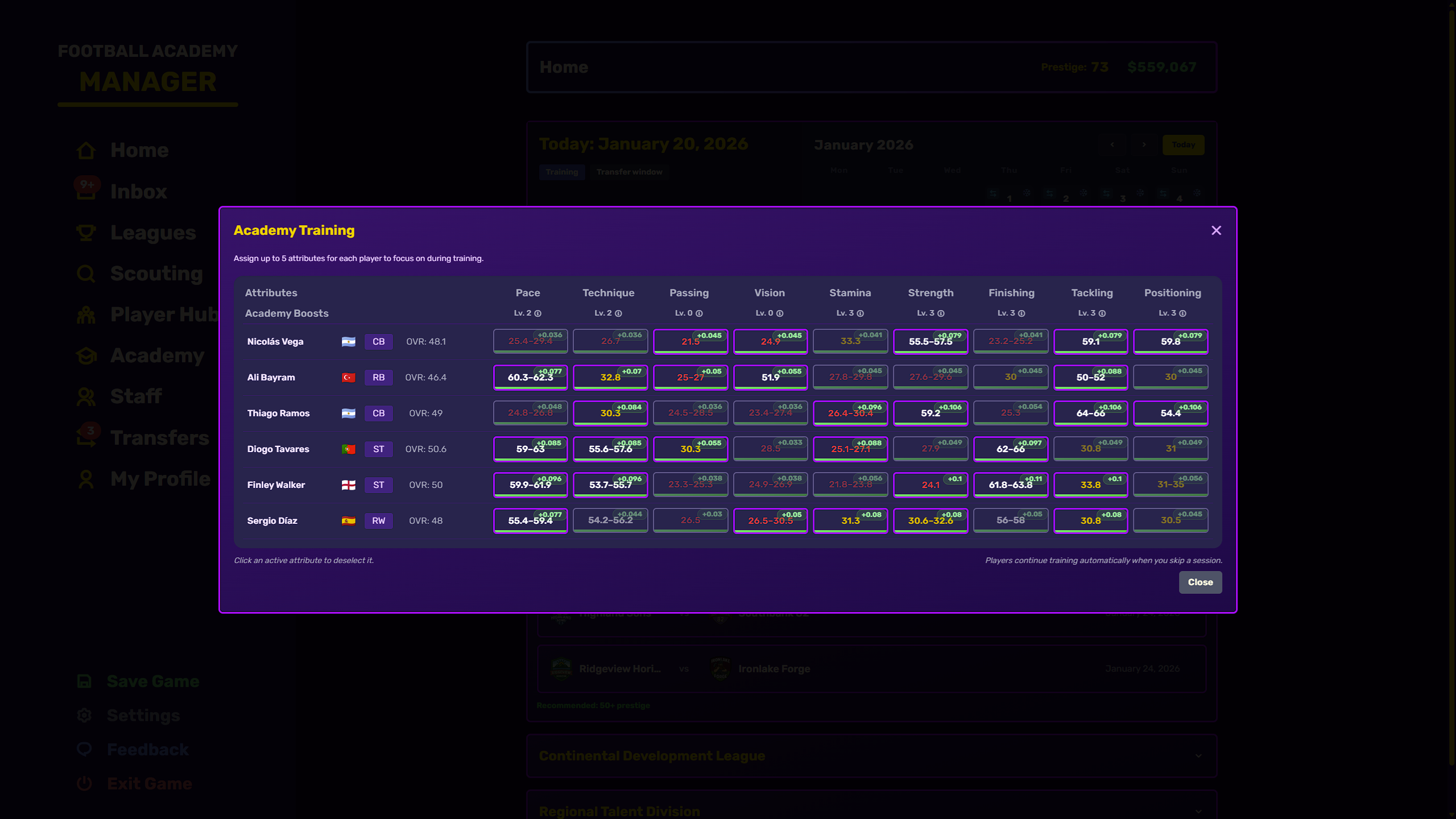 Football Academy Manager