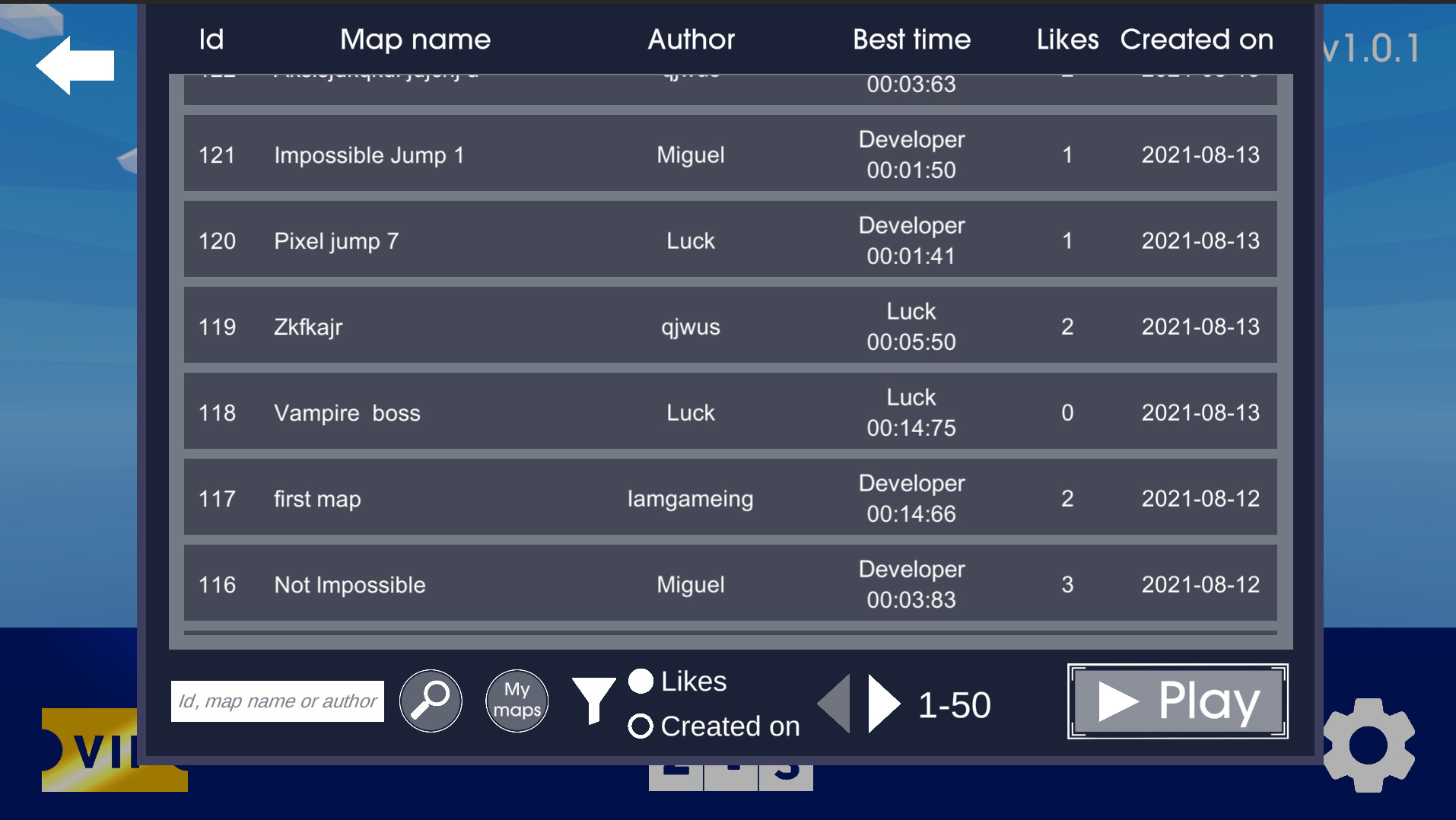 DEX : Speed Run – Level Maker – World Records