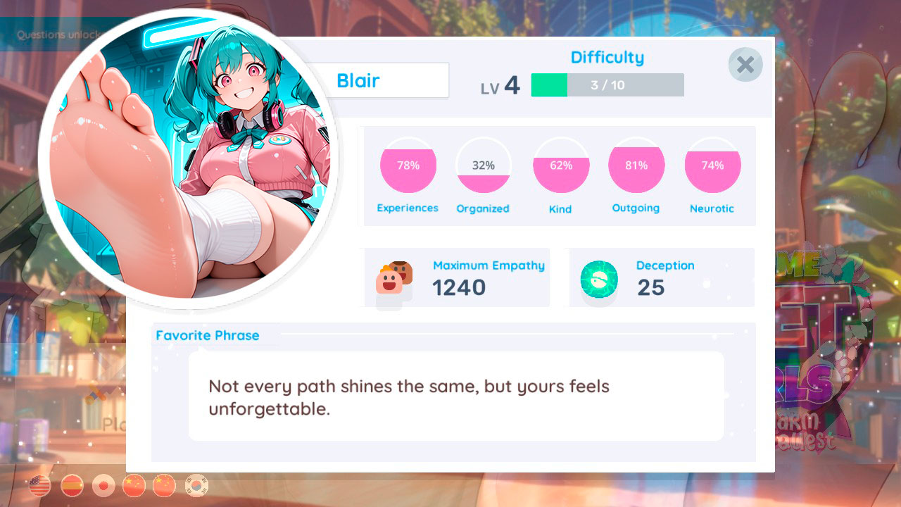 Anime Feet Girls: The Charm Finder Quest