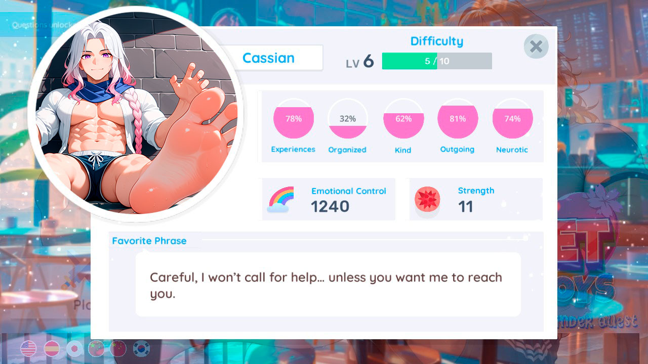 Anime Feet Boys: The Charm Finder Quest