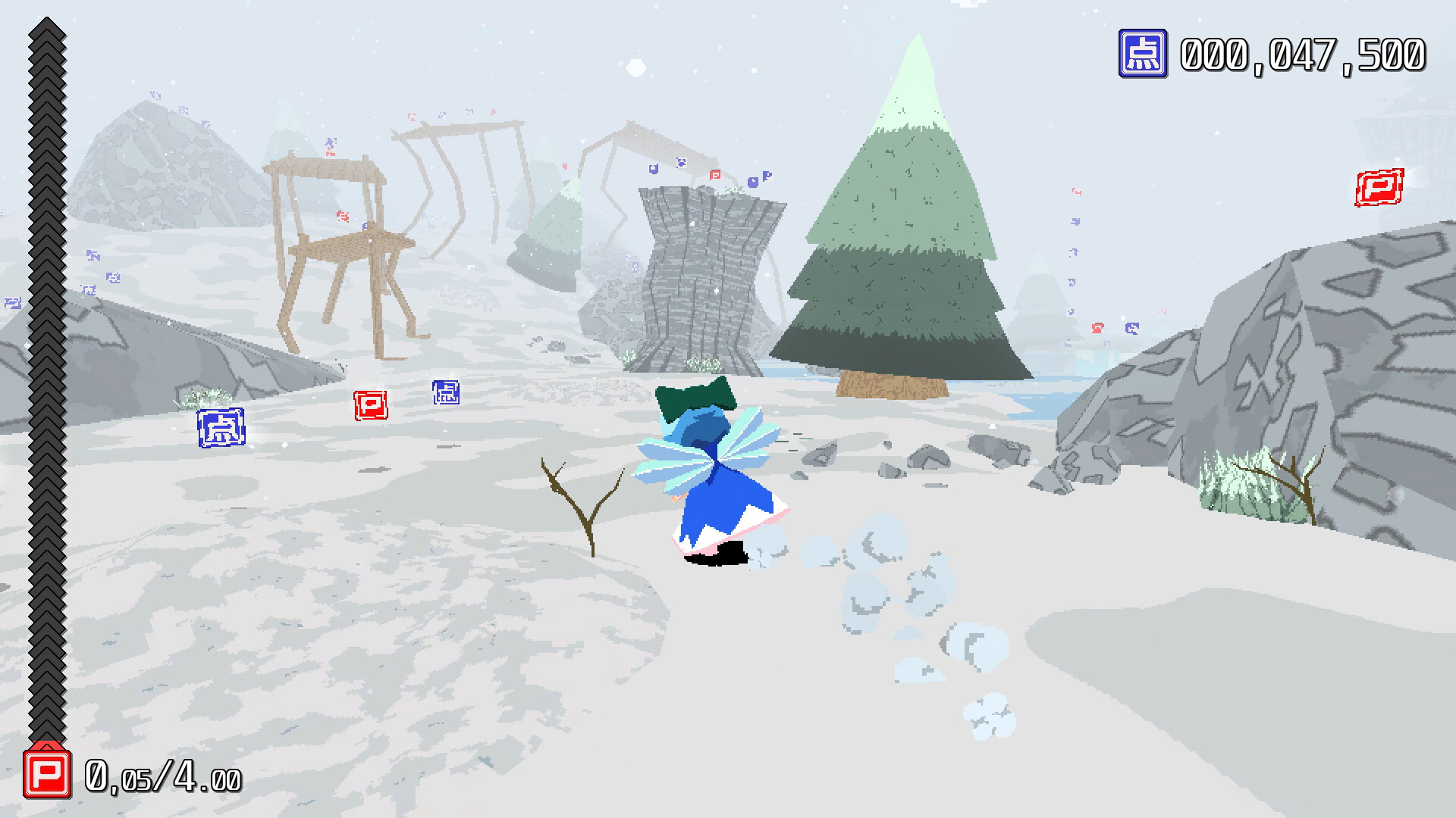 Cirno! Lifts a Boulder