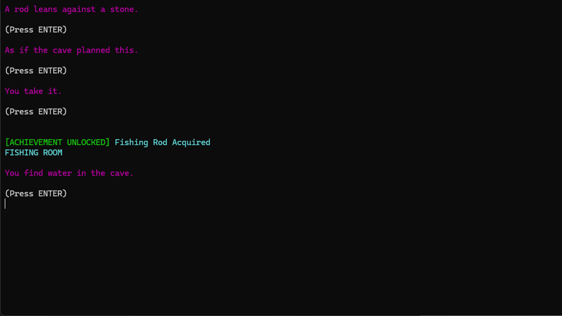 Nick’s Text Adventure