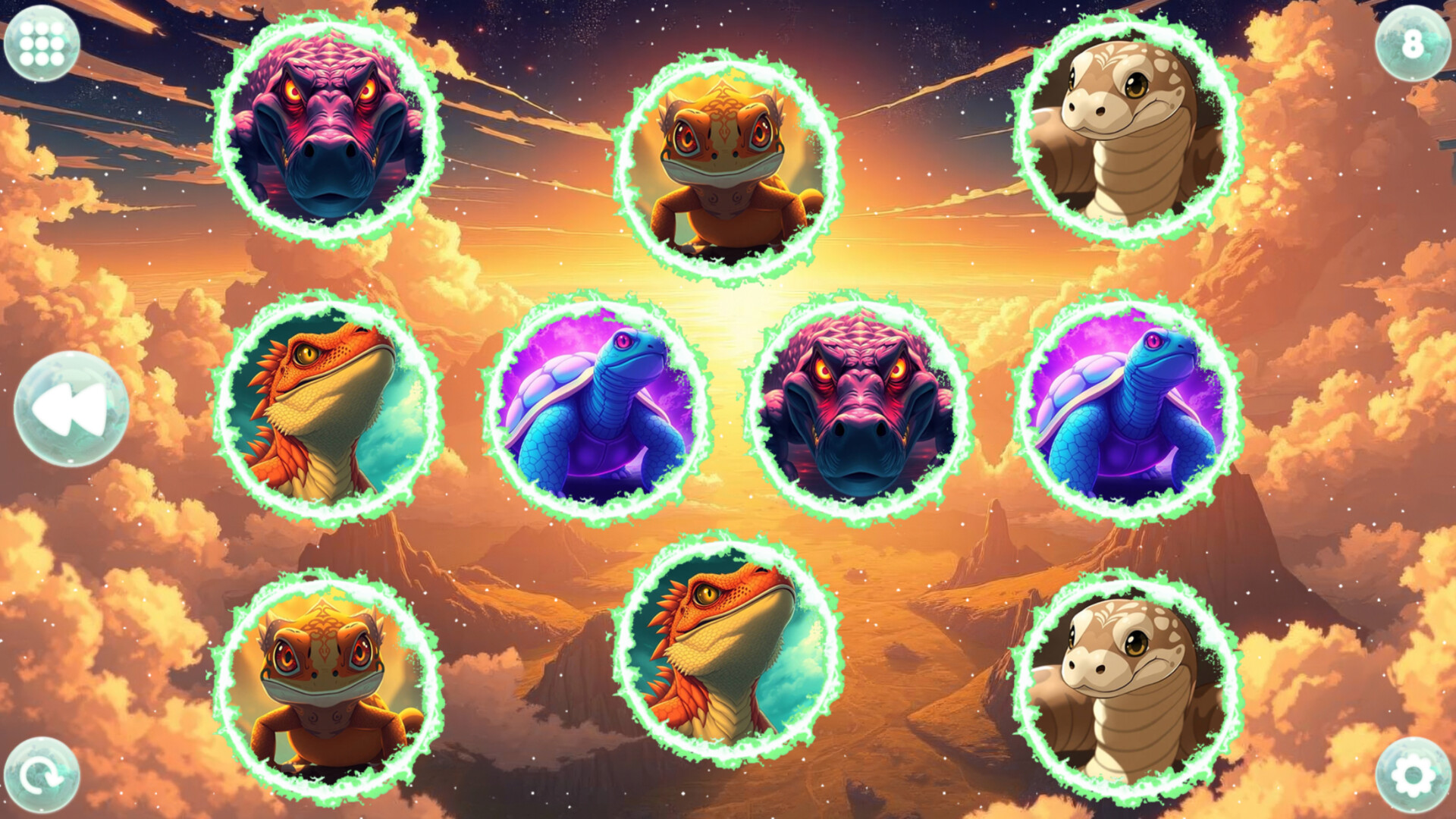 Anime Dream Match: Reptiles