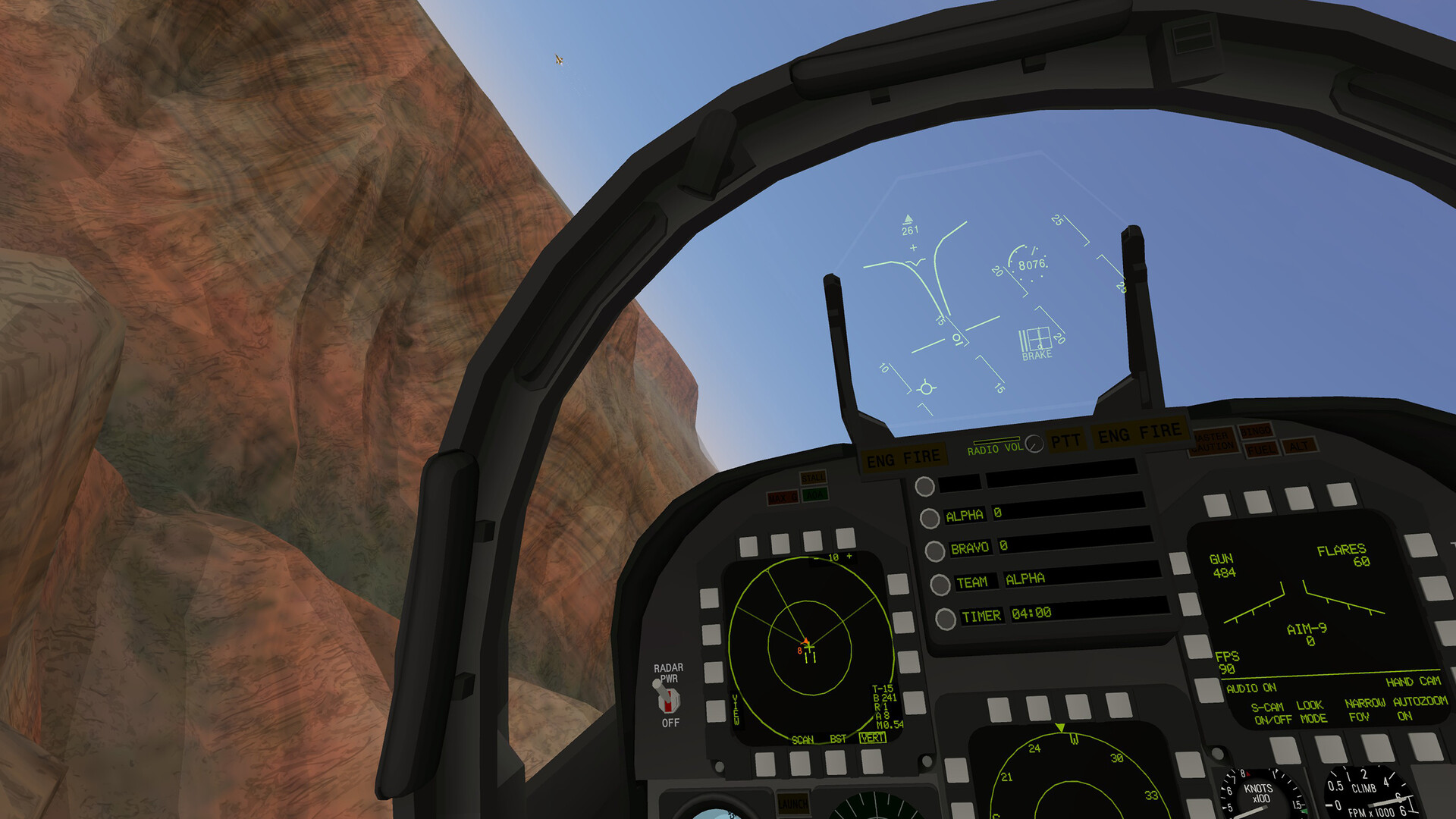 Virtual Fighter Maneuvers