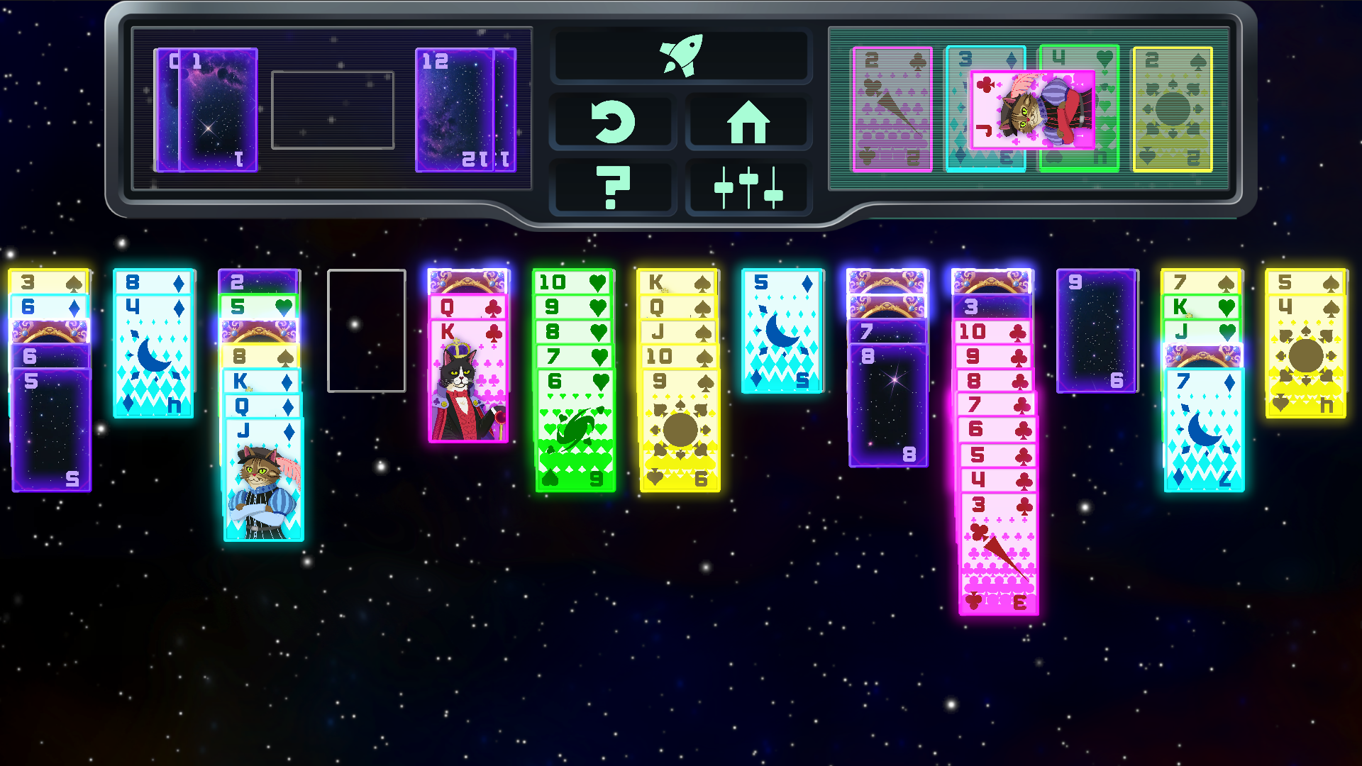Space Cat Solitaire