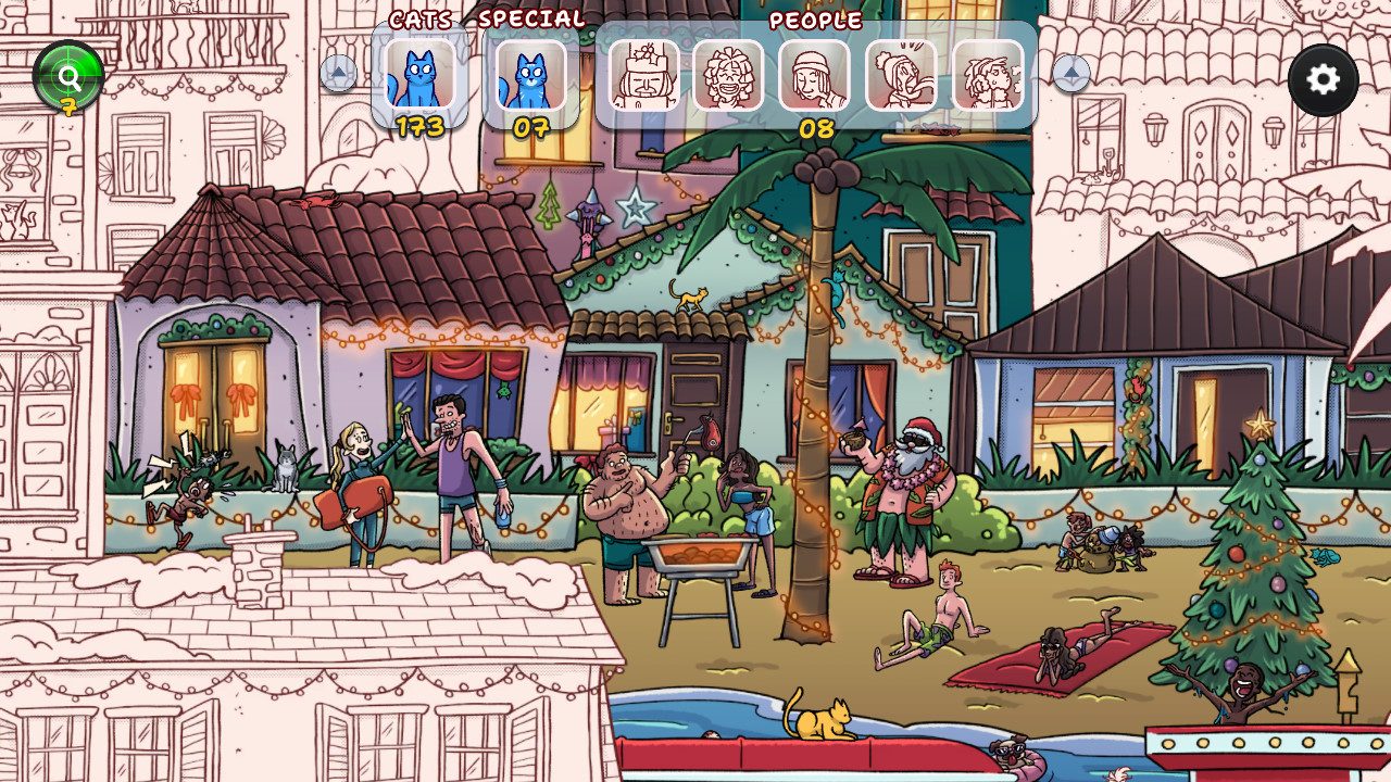 Hidden Cats in Christmas