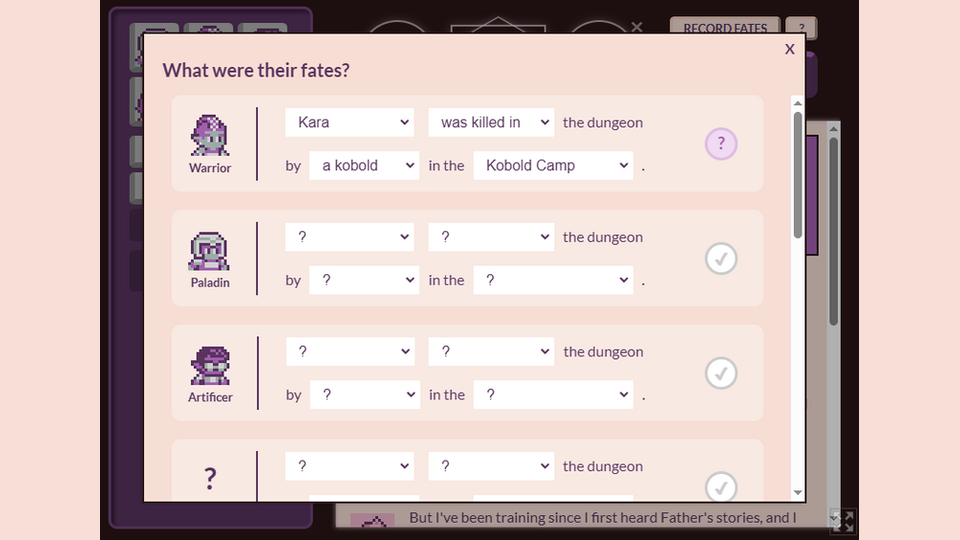 The Case of the Dungeon Descent