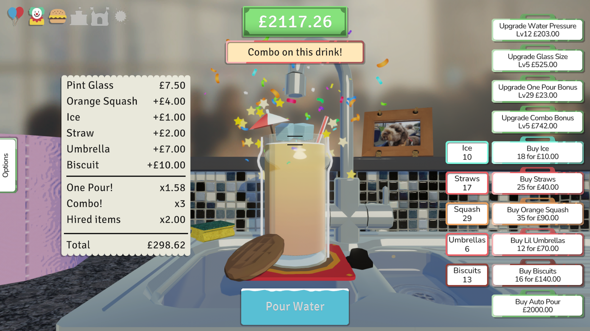 A Stupid Game About Pouring Drinks for the P.T.A.