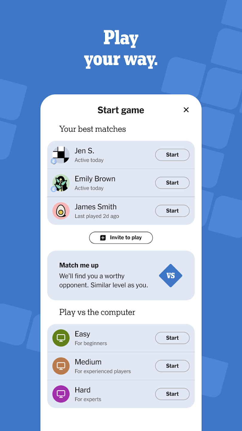 NYT Crossplay: Play and Spell