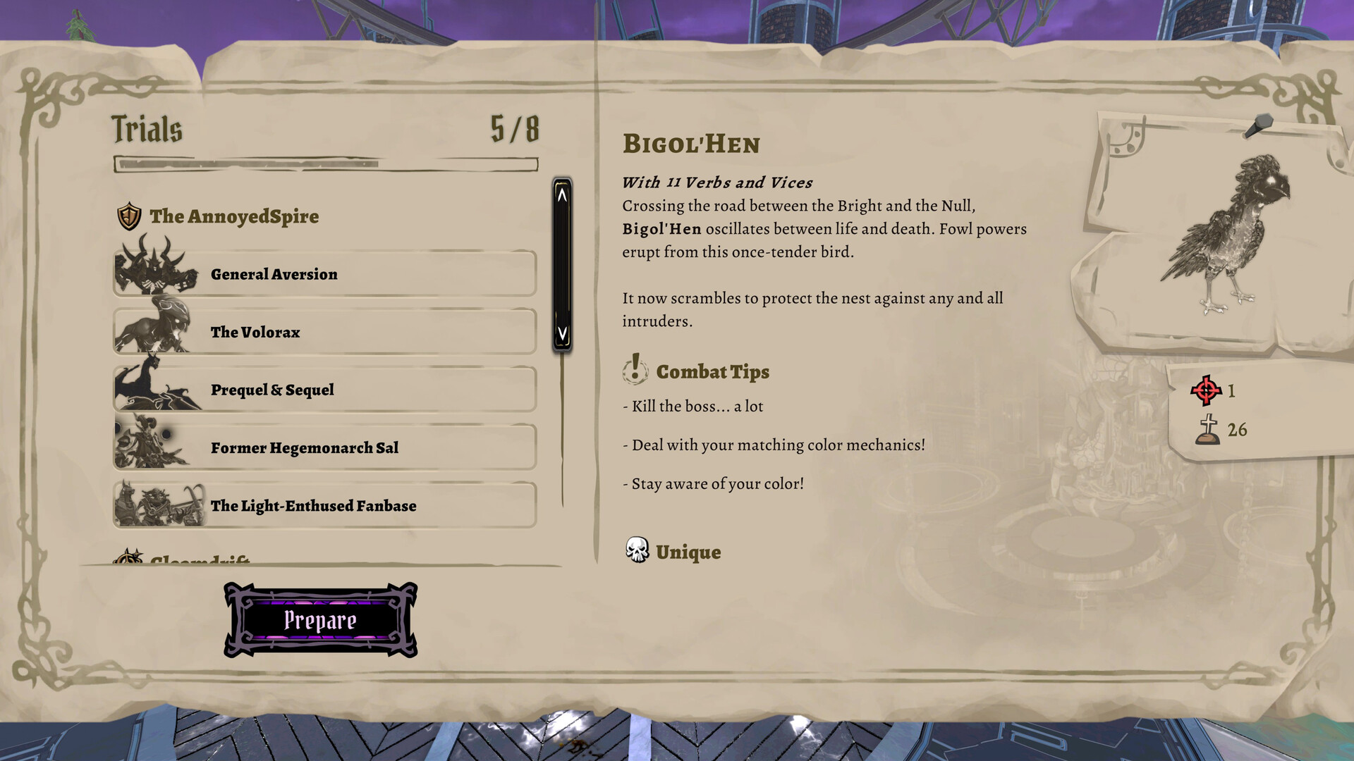 Vellum: Raid Night Study Hall