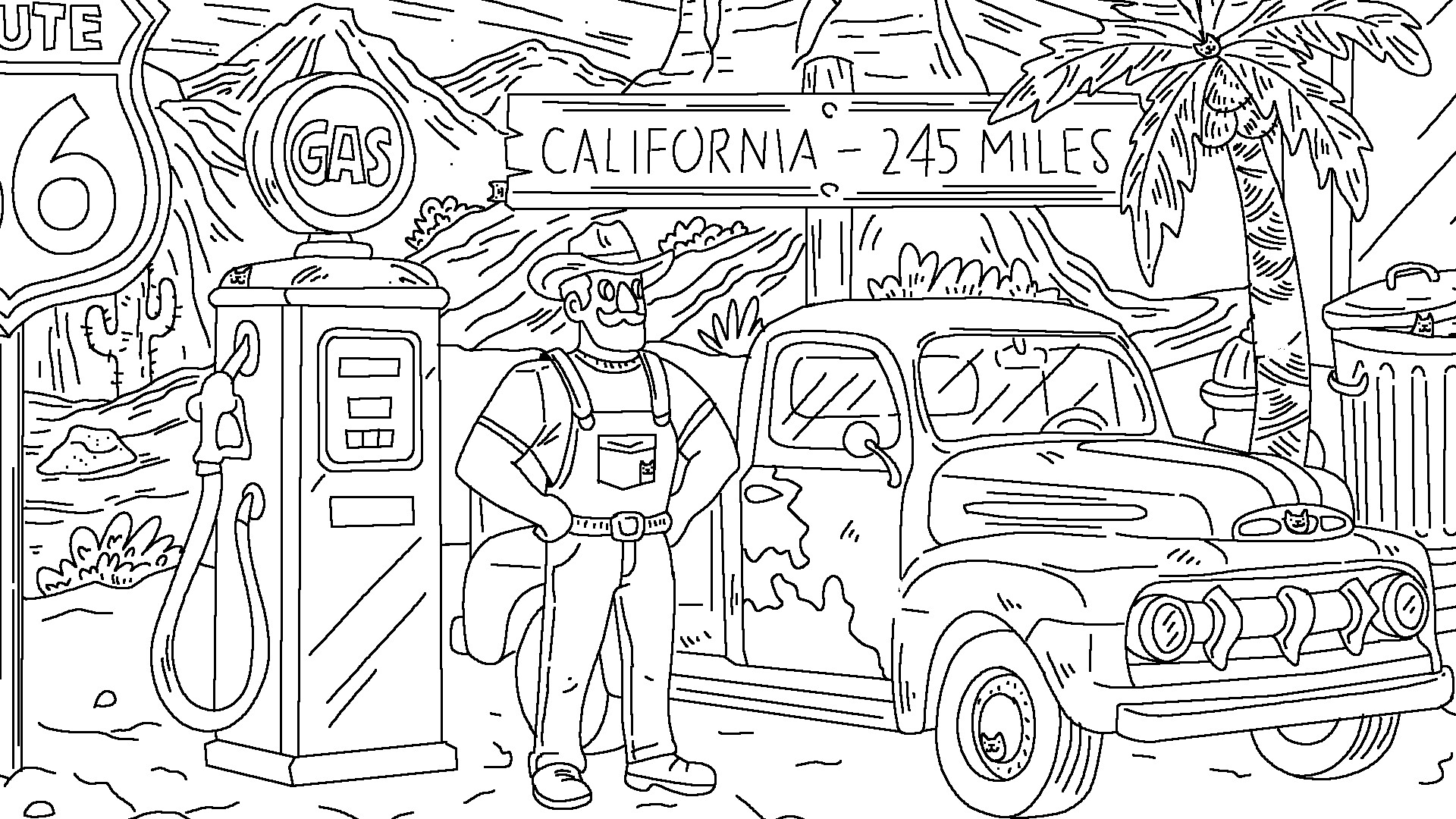 100 Cats Lost in Usa Find &amp; Color