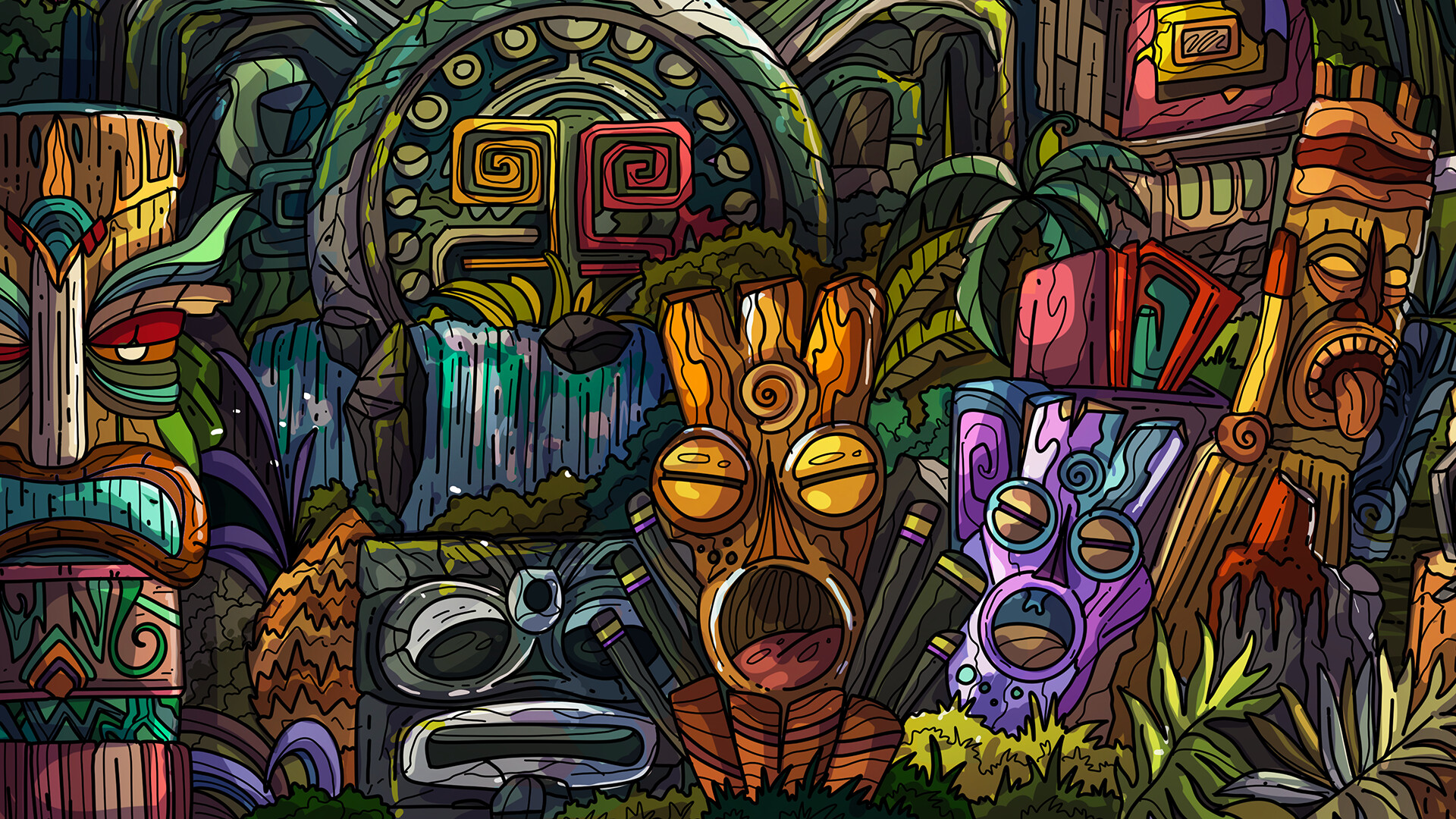 100 Tiki Cats