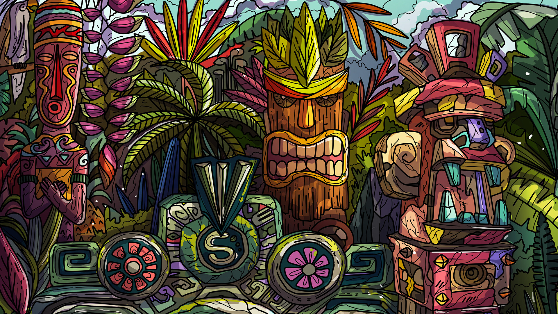 100 Tiki Cats