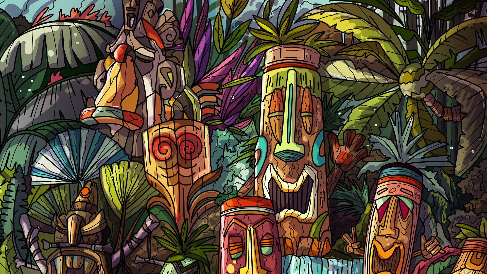 100 Tiki Cats