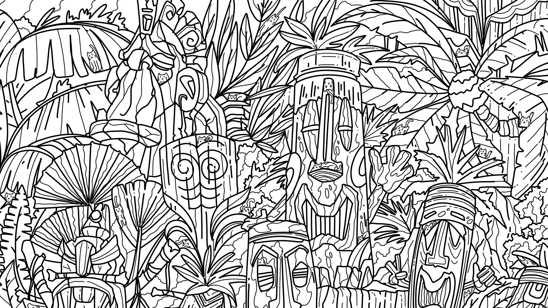 100 Tiki Cats
