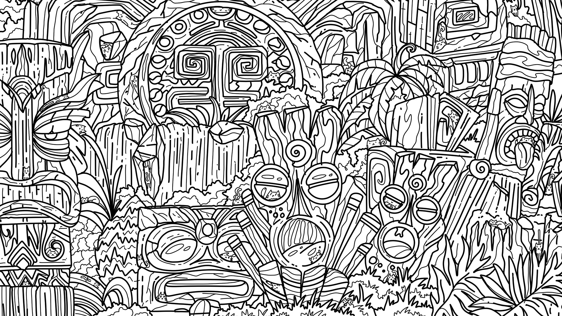 100 Tiki Cats