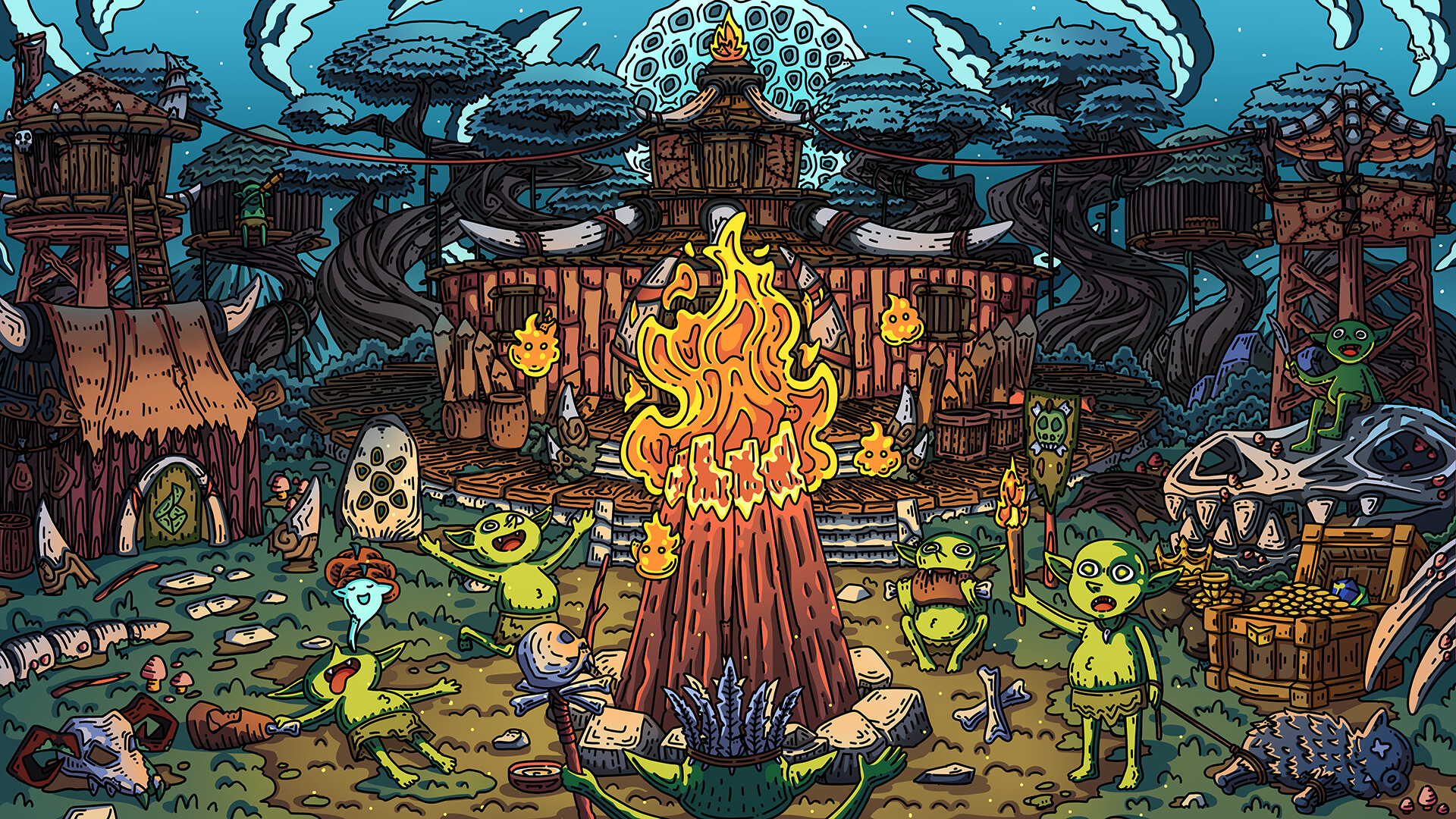 100 Goblin Cats